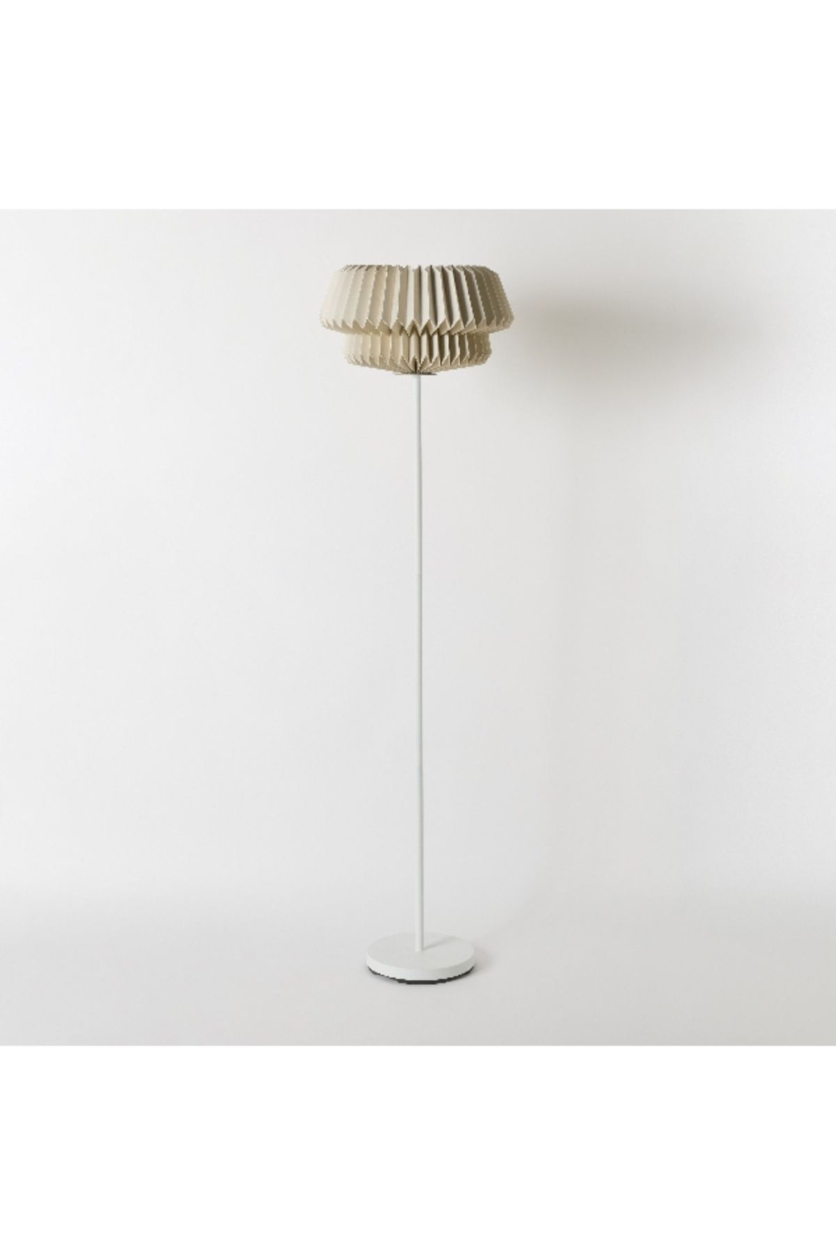 Home Box-Tasha Metal Floor Lamp with Paper Shade - 40x160 cm 5