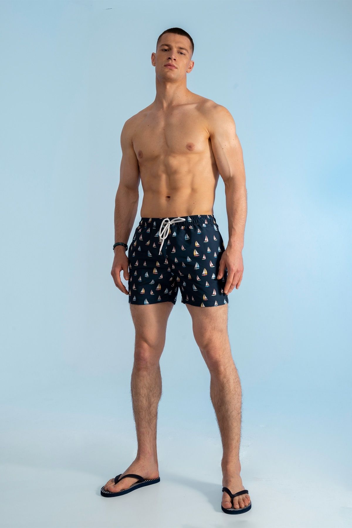 redowl-Sailing Patterned Small Sea Shorts 4