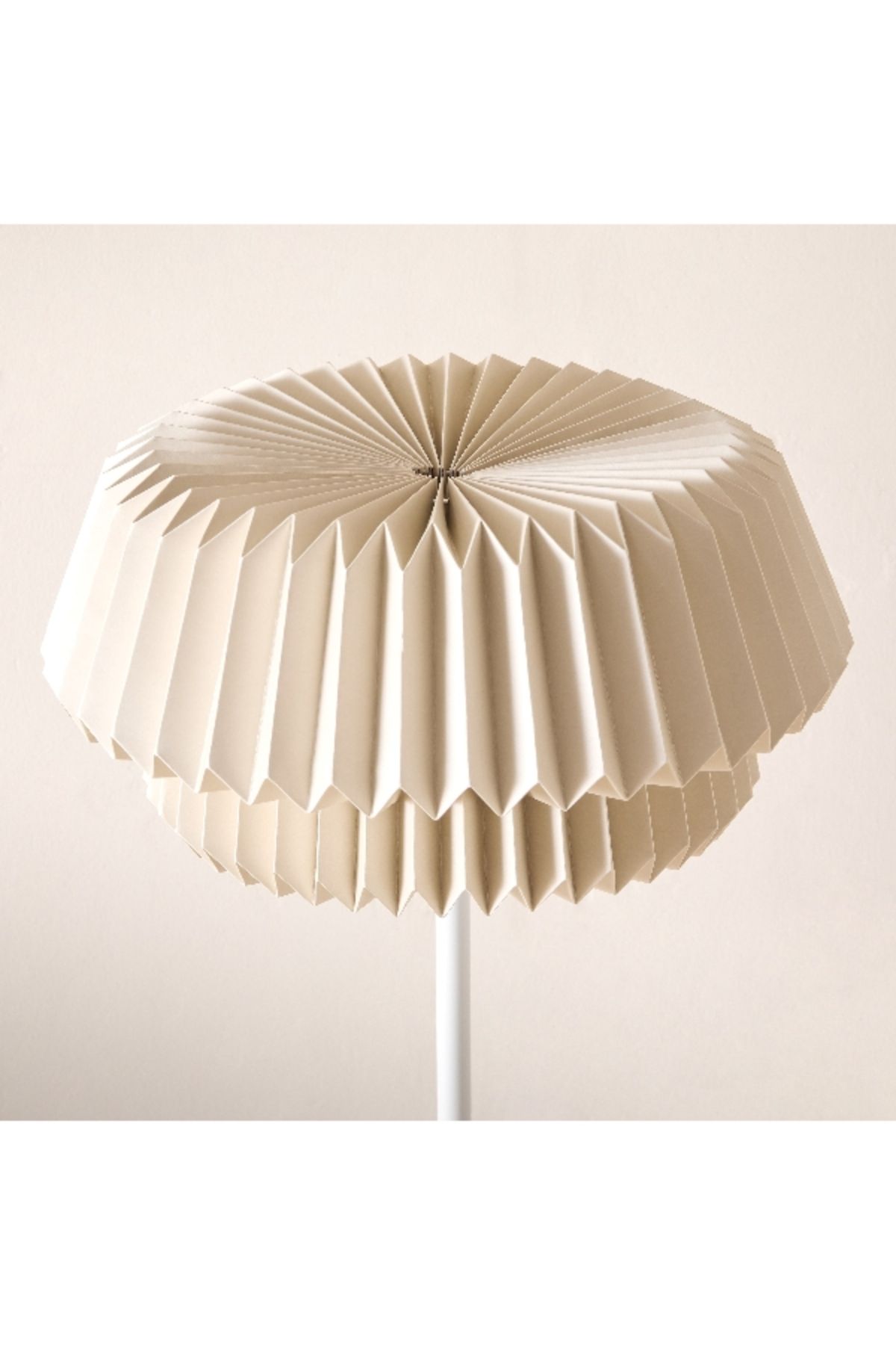 Home Box-Tasha Metal Floor Lamp with Paper Shade - 40x160 cm 3