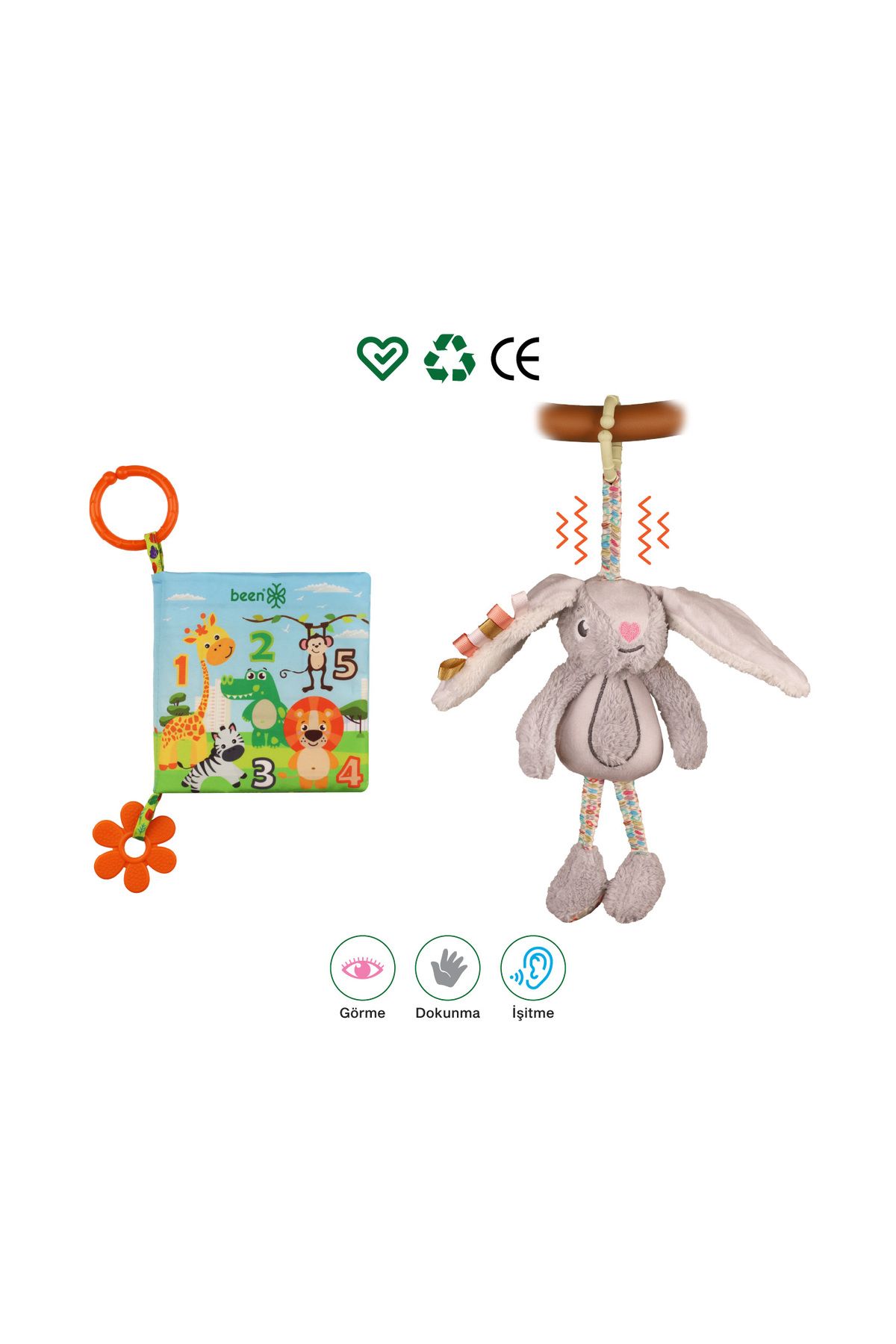 Been-My First Activity Book - My Travel Buddy Rabbit with Rustle and Vibration 1