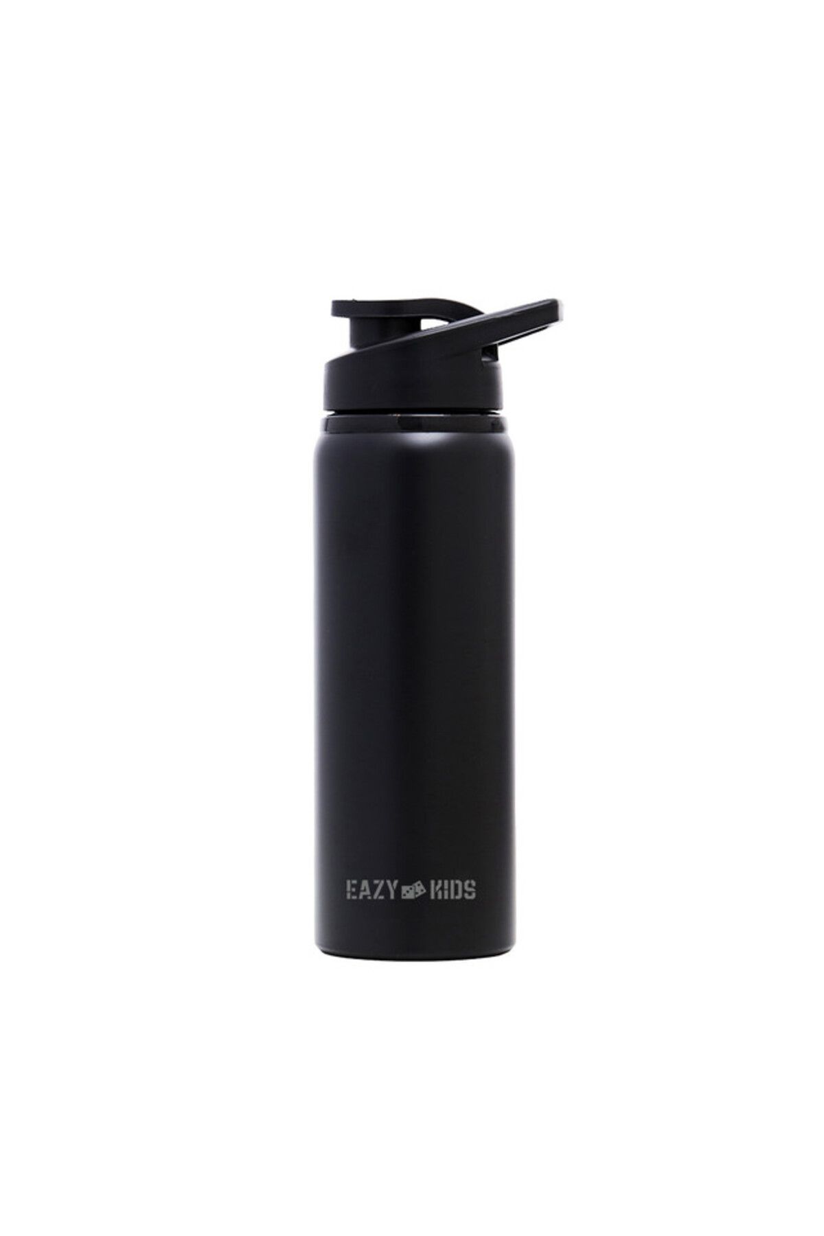 Eazy Kids Stainless Steel Sports Water Bottle - Black, 700ml
