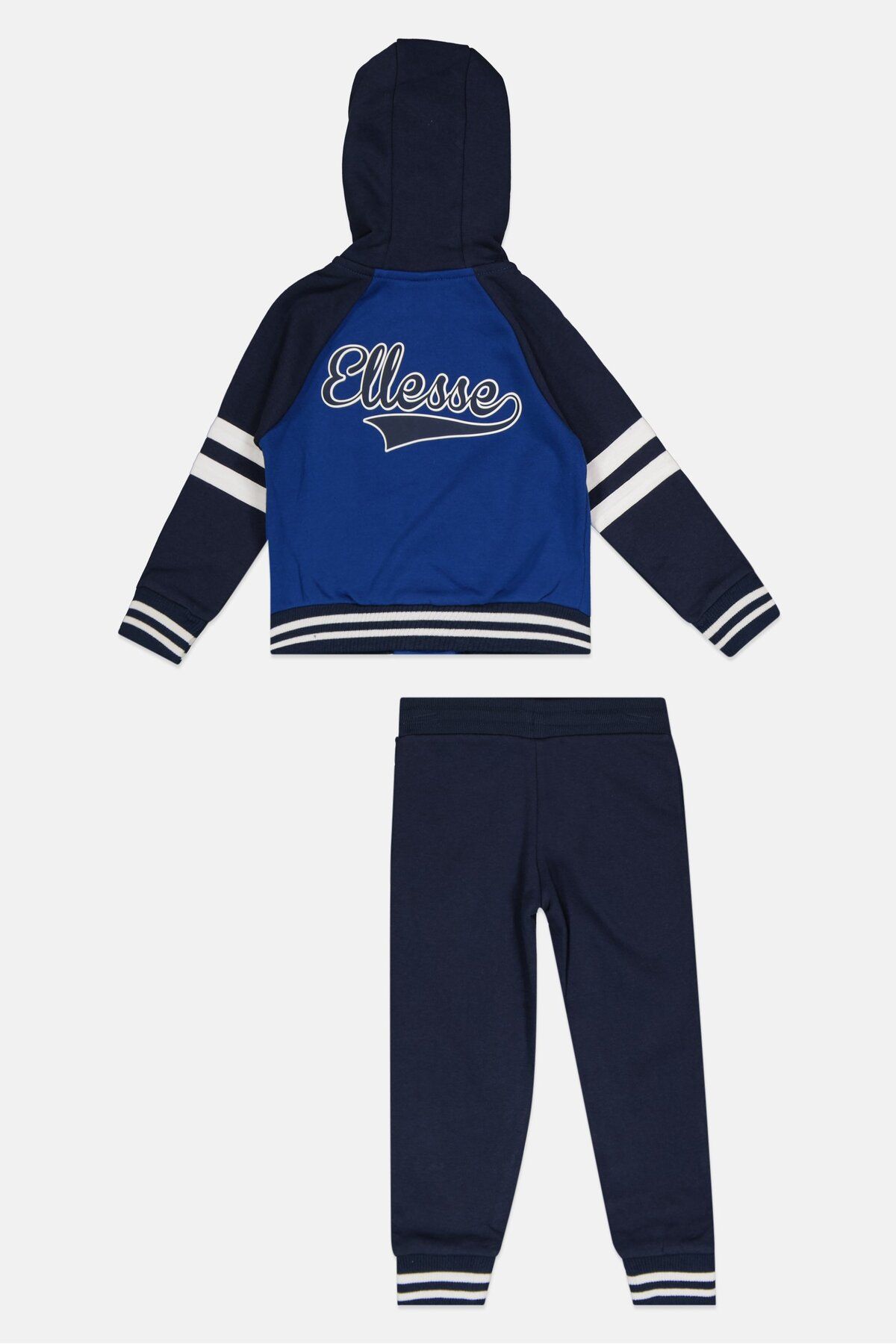 Ellesse-Kids Boy 2 Pieces Sportswear Outdoors Sweatshirt And Pants Set, Blue 2