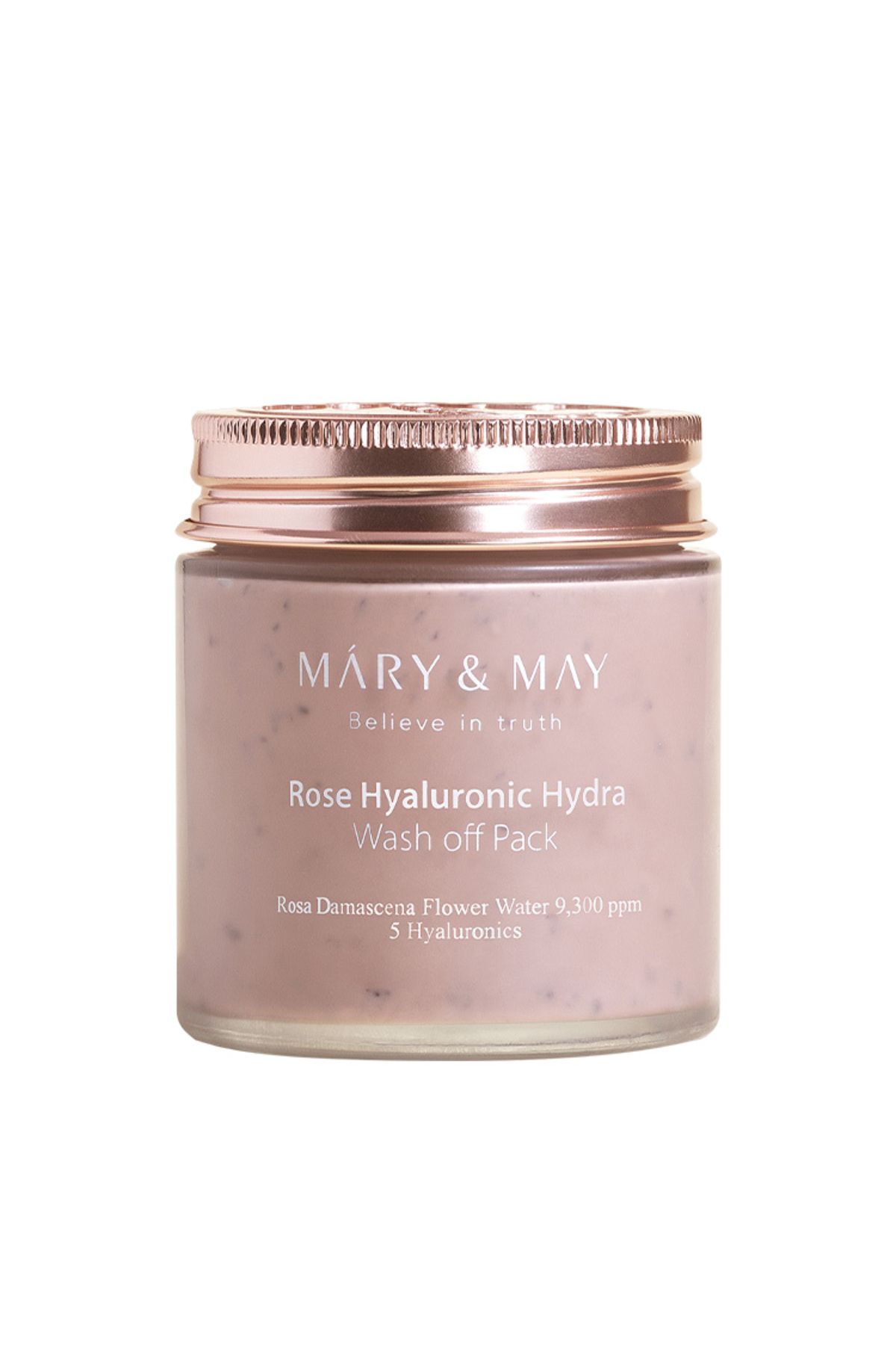 Mary & May Mary&may Rose Hyaluronic Hydra Wash Off Pack 125 G - Mască De Față Intens Hidratantă Și Strălucitoare - One Size