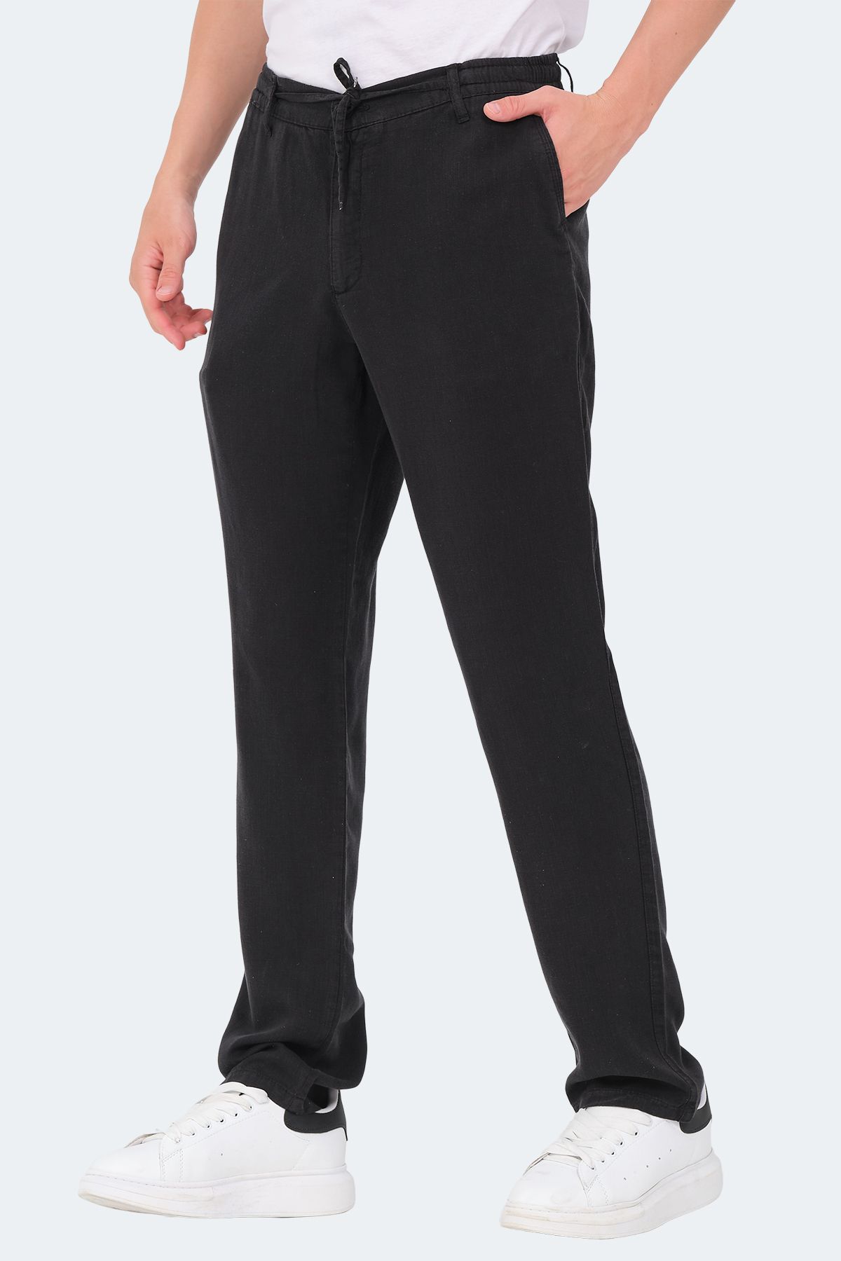 Slazenger-Men's Black Earn Trousers 1