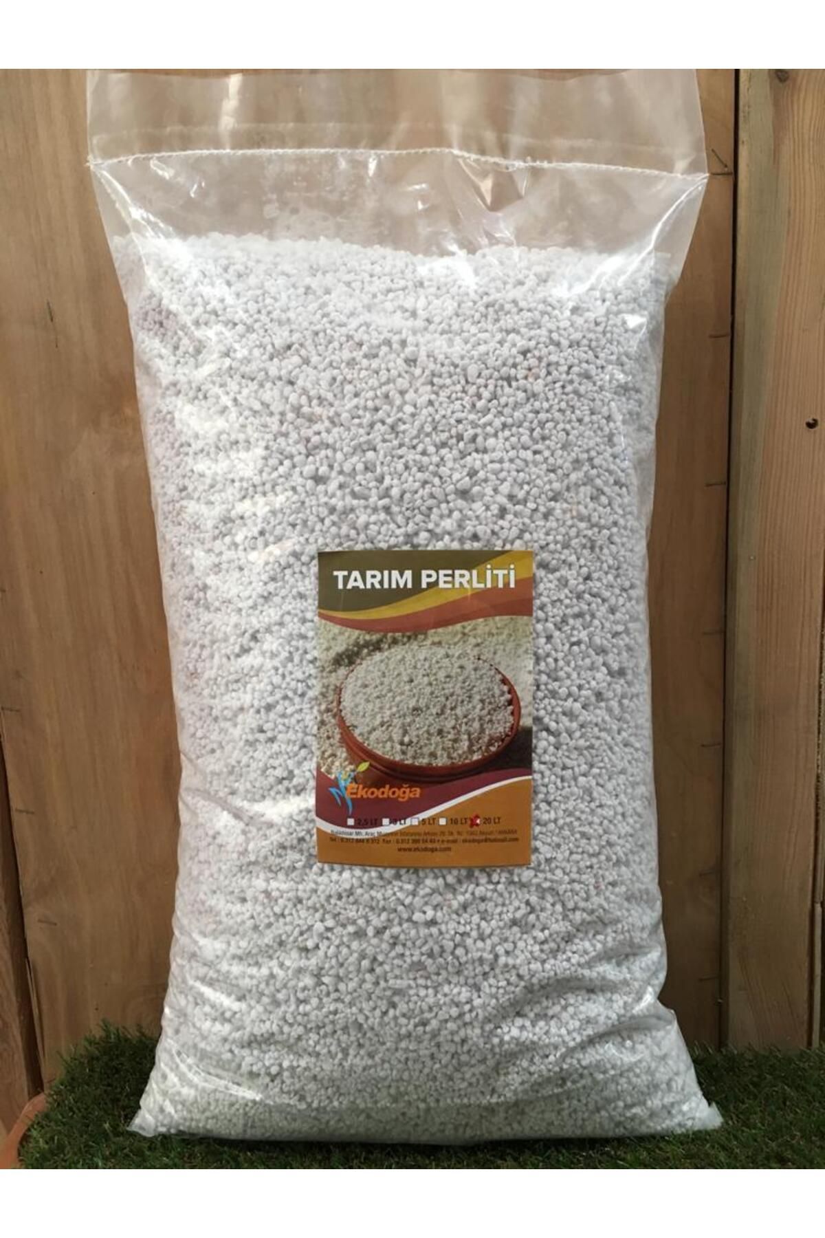 Ekodoğa Perlit Tarım perliti 20 lt Zirai Perlit Teraryum Drenaj için uygun Köklendirme Perliti
