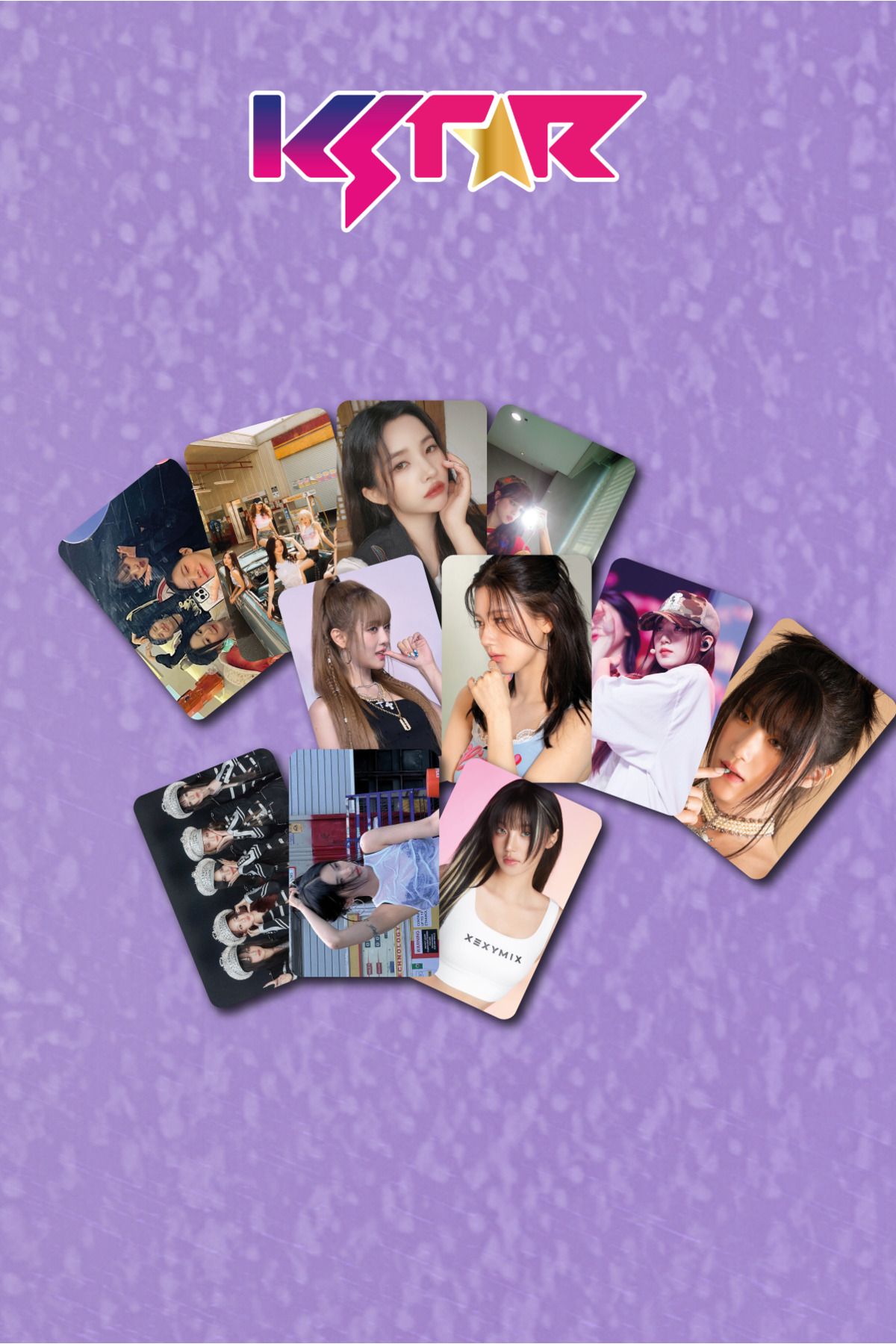 KSTAR-Gidle 55 Pieces Premium Photocards Set 4