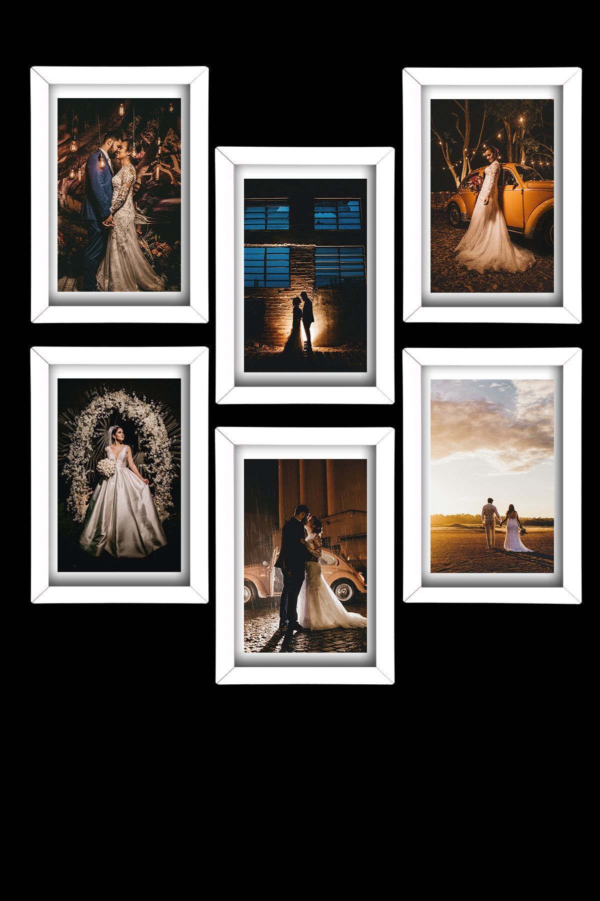 Bytwo-6Pcs 21X30 Frame - White Frame - Diploma Frame - A4 Frame - Photo Frame 7