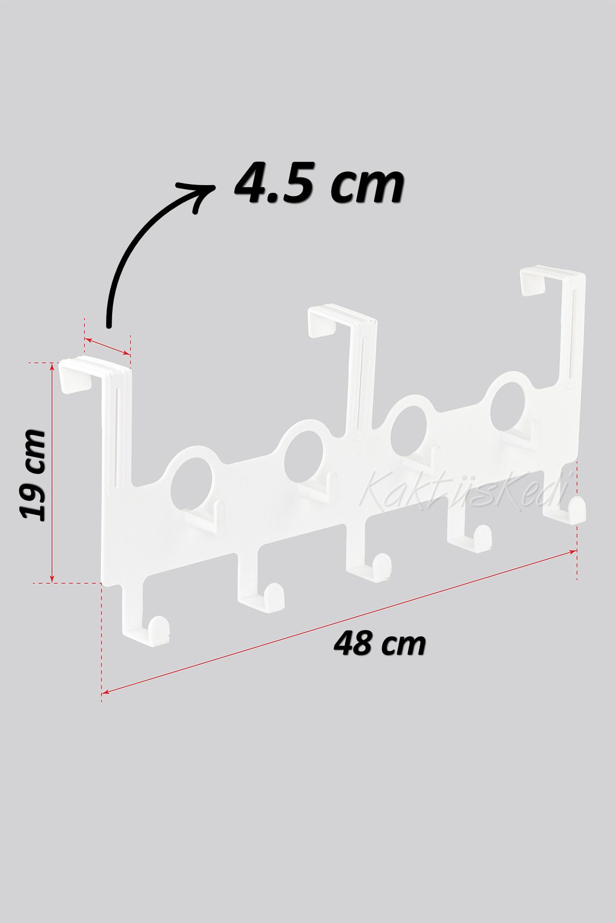 KaktüsKedi-White Hanging Door - Compatible with Thick Doors 2