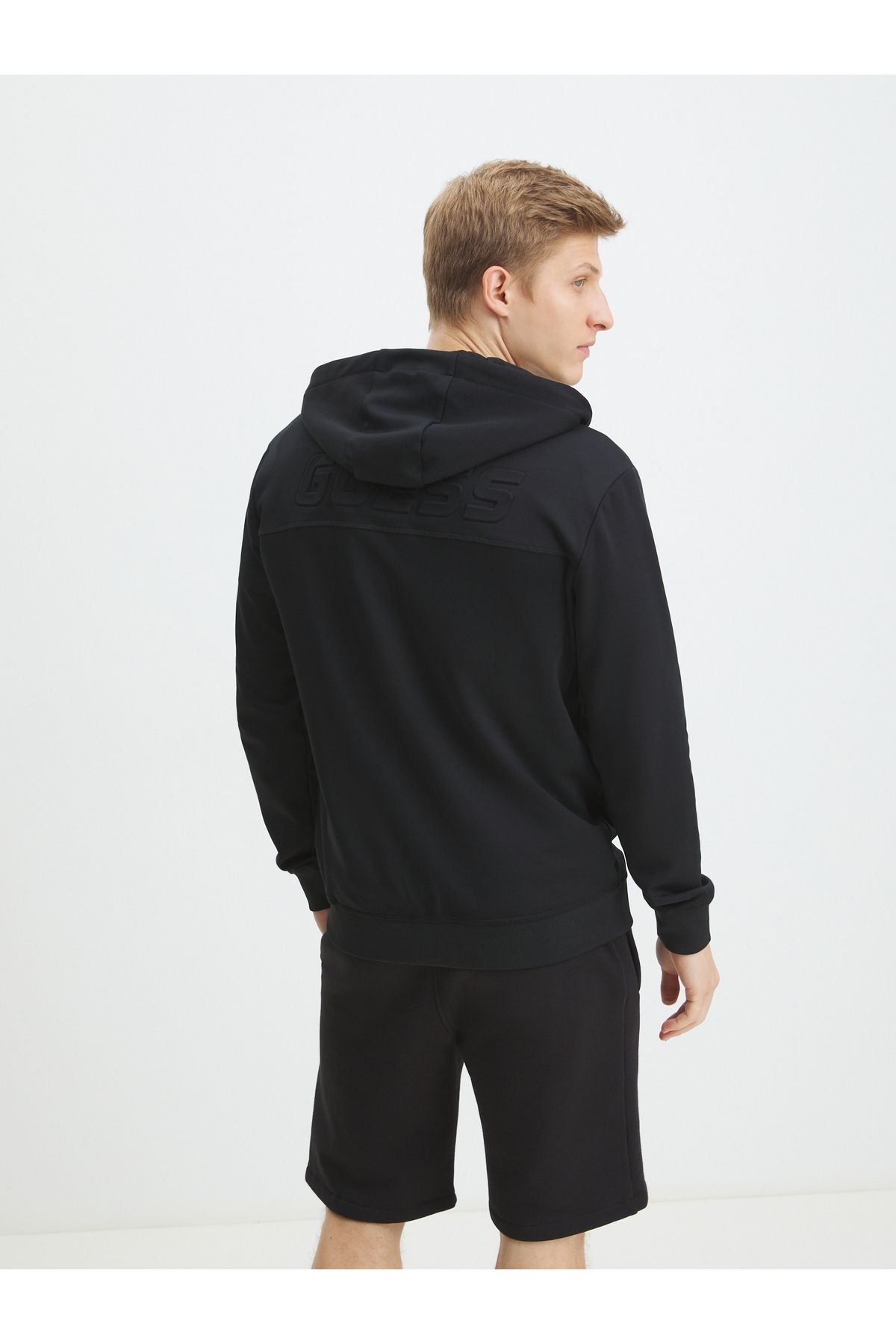 Guess-Sheen Zipped Hoodie 4