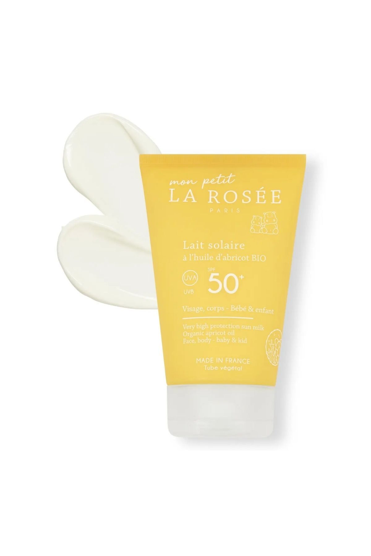 La Rosee Paris Mon Petit ÇOK YÜKSEK KORUMALI ÇOÇUK GÜNEŞ KORUYUCU SÜT Organik Kayısı Yağı İçeren SPF 50+ 125 mL