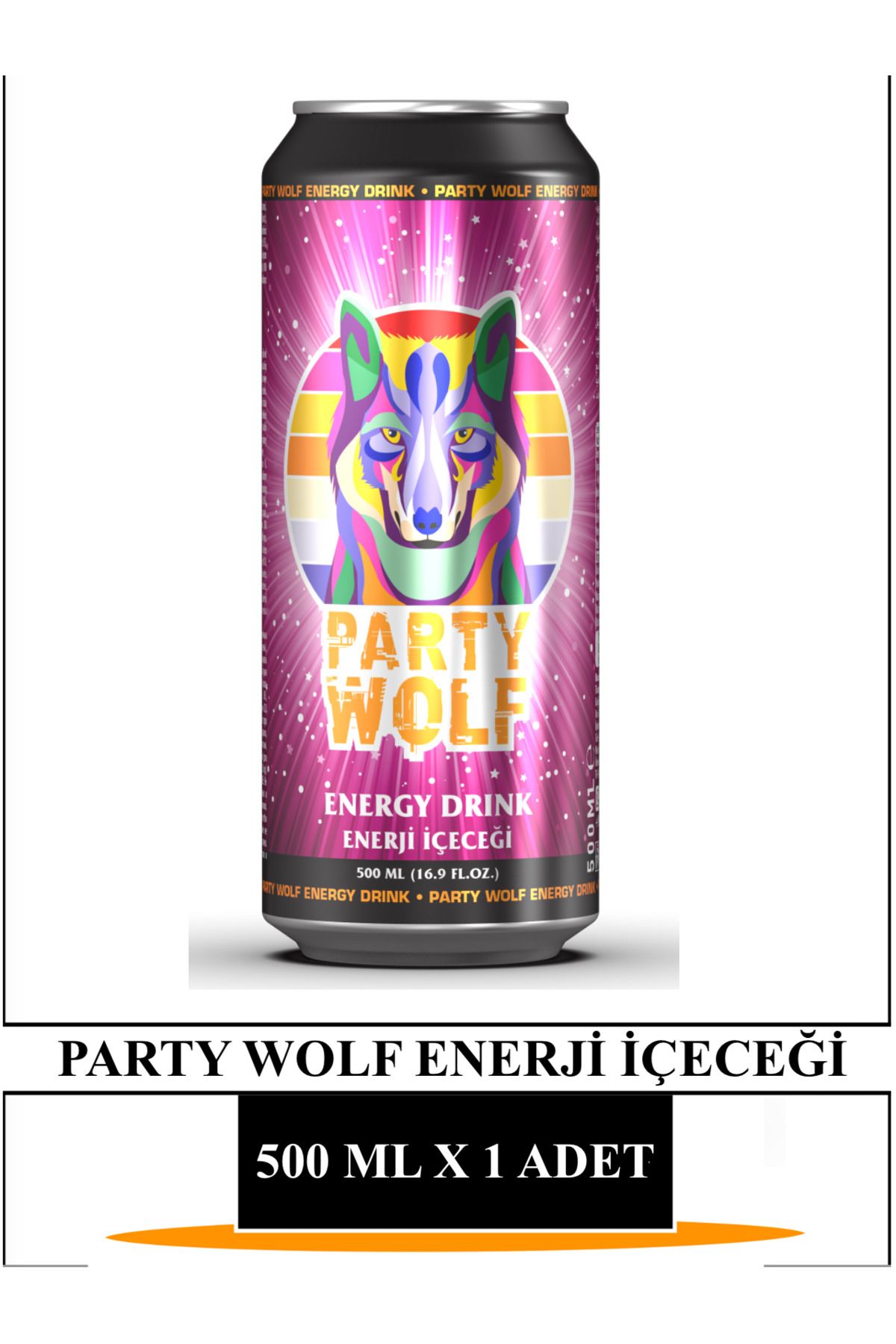 party wolf Enerji İçeceği 500 ML / 1 Adet X 500 ML