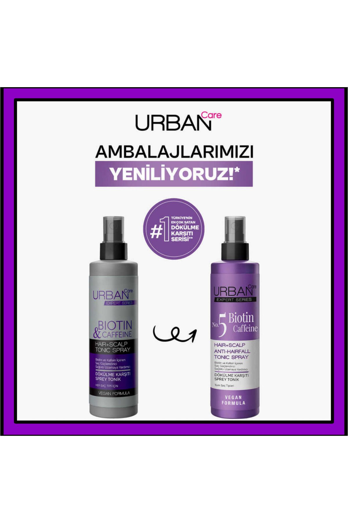 شامپو مردانه و زنانه ضد پوست بیوتین کافئین + مجموعه تونیک Urban Care