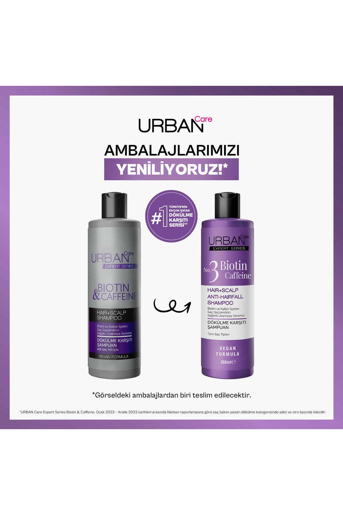 شامپو مردانه و زنانه ضد پوست بیوتین کافئین + مجموعه تونیک Urban Care