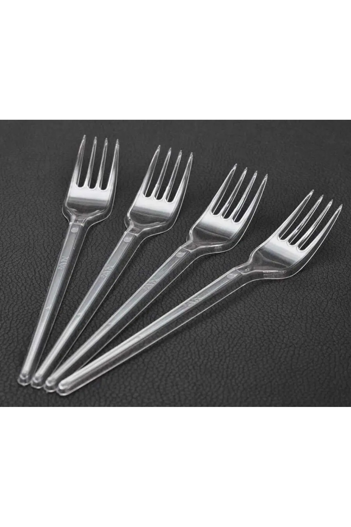 YOK YOK AMBALAJ Eko Plastik Şeffaf Çatal 100'lü