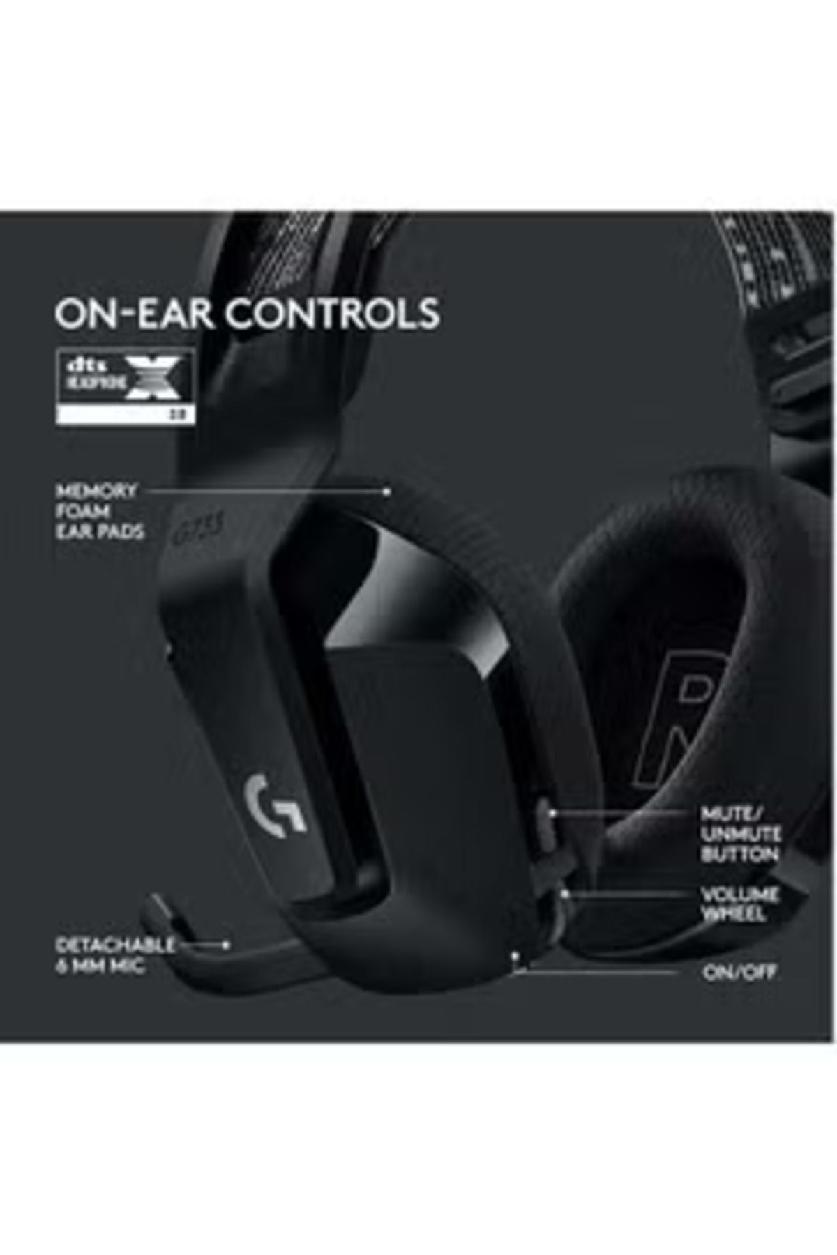 logitech-G733 لايت سبيد - أسود 5