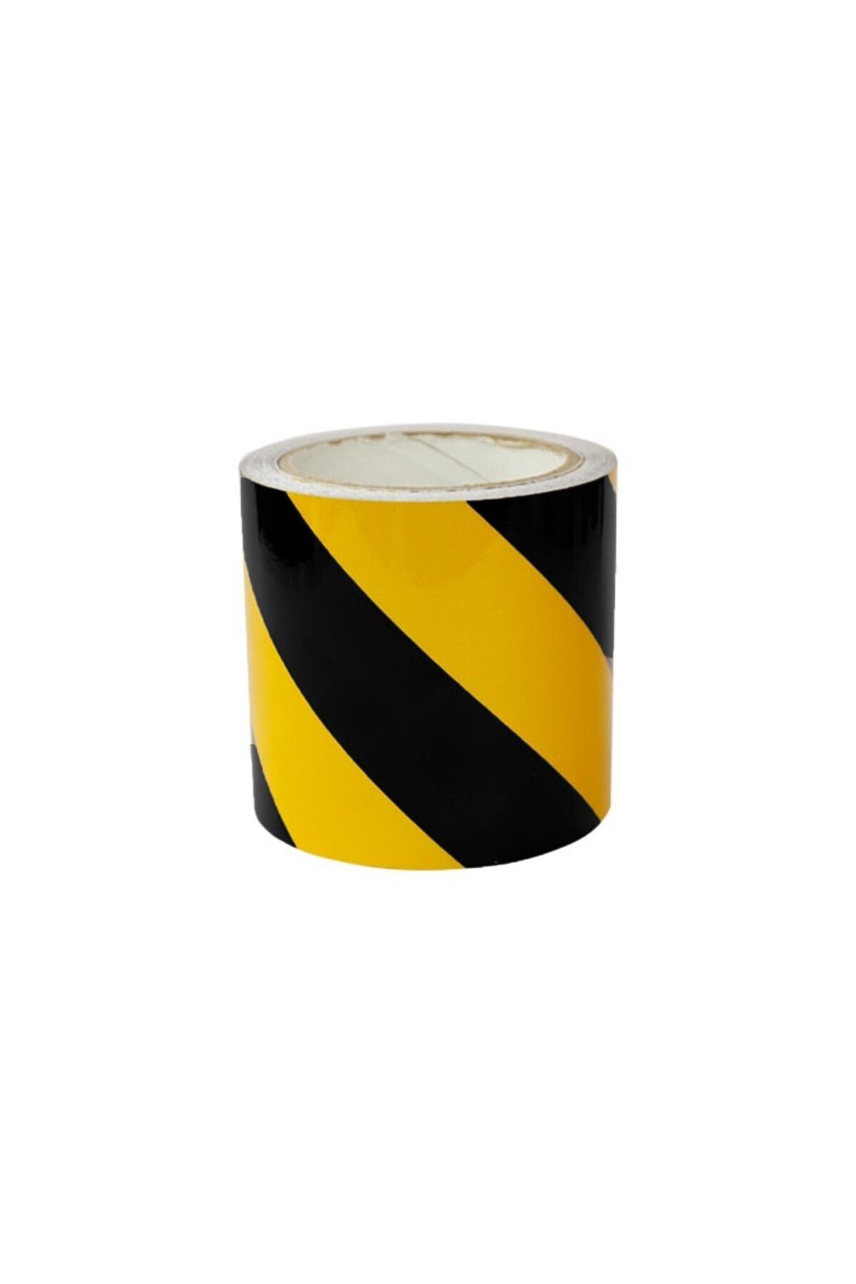 Badem10-Yellow Black Marked -7.5 cm Reflective Strip Tape, Adhesive Baffle Tape 1 Mt 6