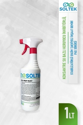 SOLTEK Ultra Etklili Kuvvetli Konsantre Pas Sökücü - SOL PREP RUST 1 KG