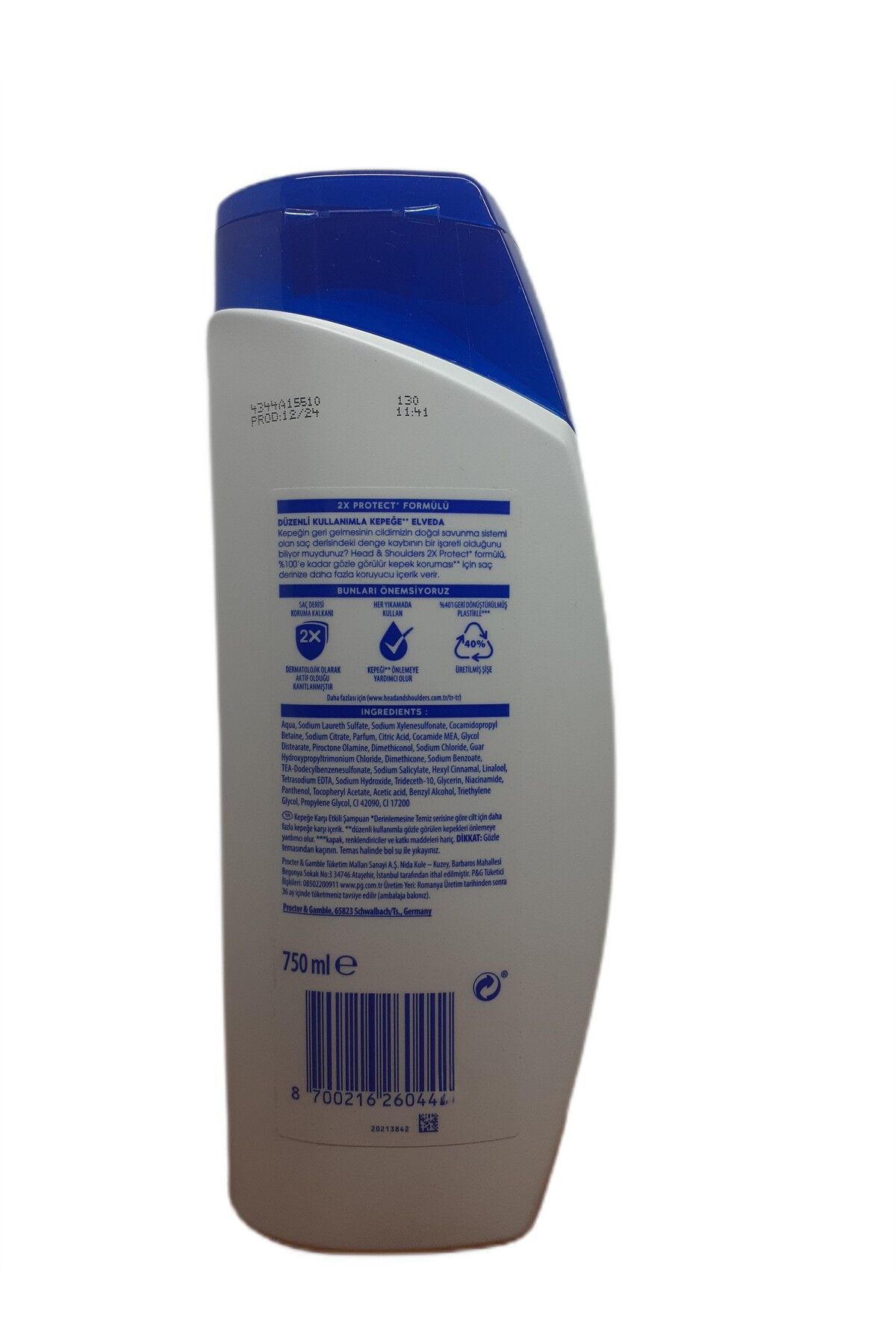 Head & Shoulder-Classic Care Shampoo 750 ml 3