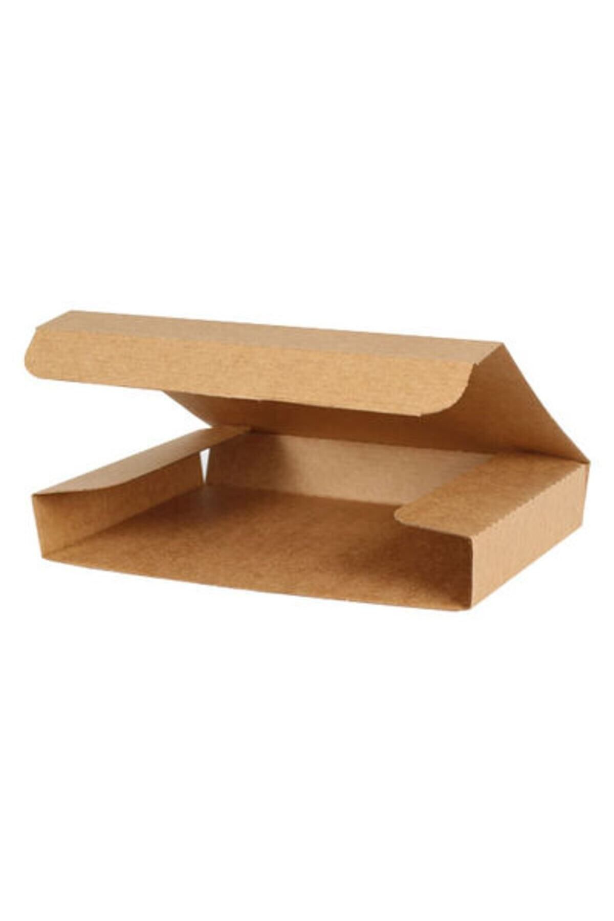 Mikasso 26,5x20x4cm Kutu - Kitap Kutusu - 0,7 Desi Kutu - Kraft - [10 Adet] 1.5 x 5 Kahverengi