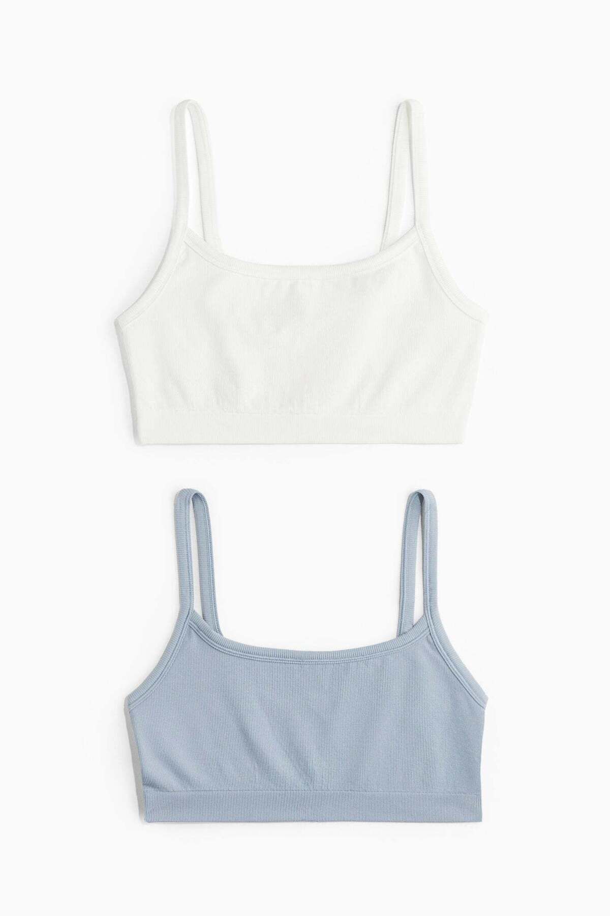 H&M-2-pack Light Support sports bras in DryMove™ 2