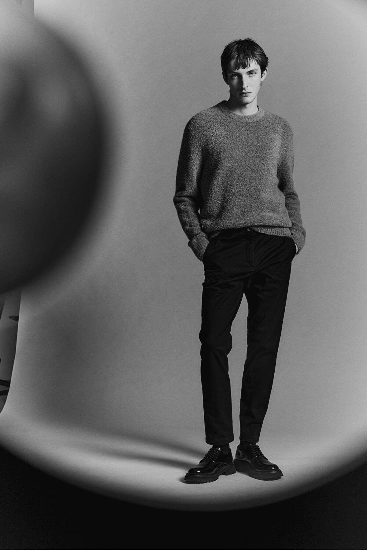 H&M-بنطال قطني ضيق 5