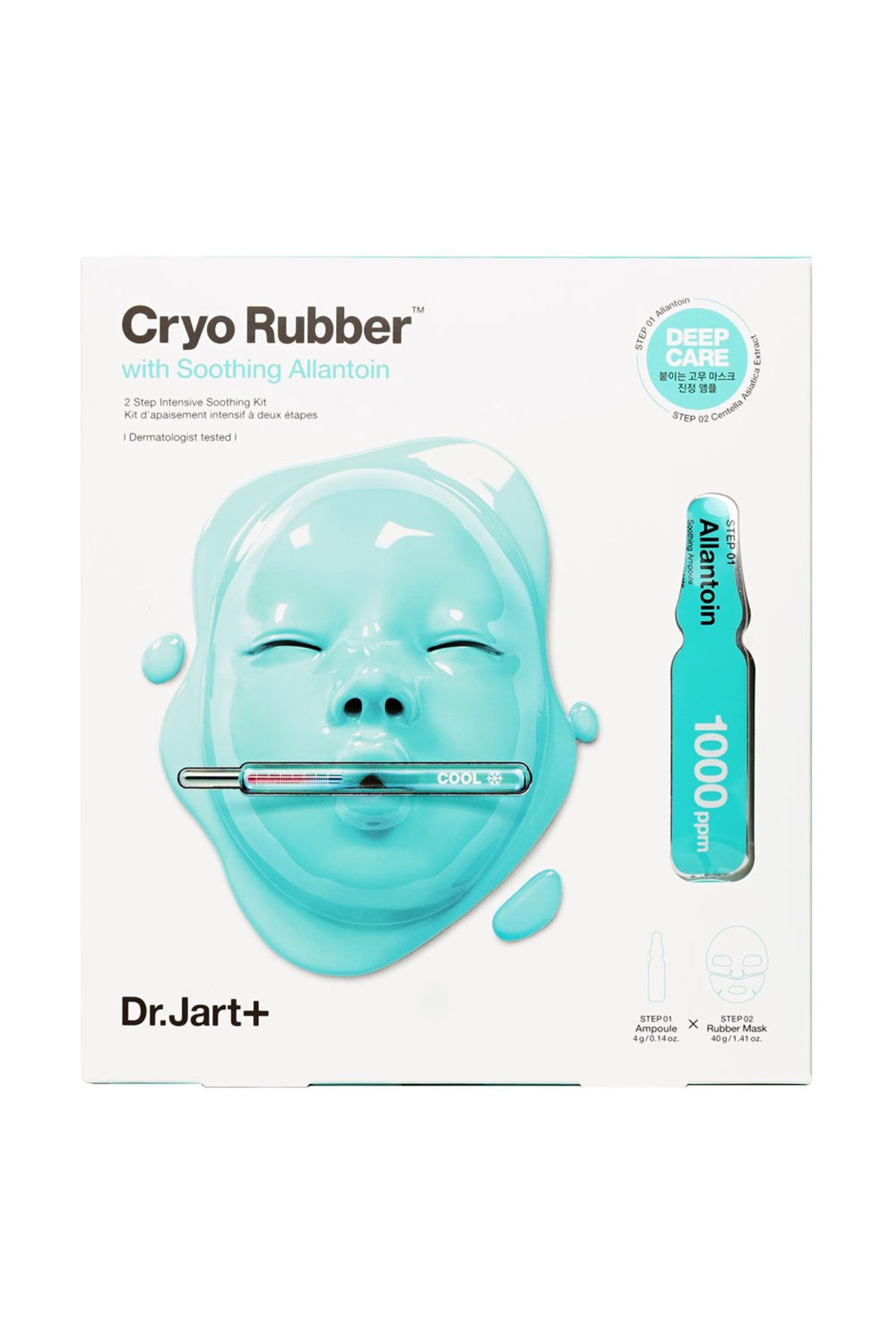 Dr. Jart+ Dr.jart+ Cryo Rubber Cu Alantoină Liniștitoare (4 G + 40 G) - Mască De Față În Două Faze - One Size