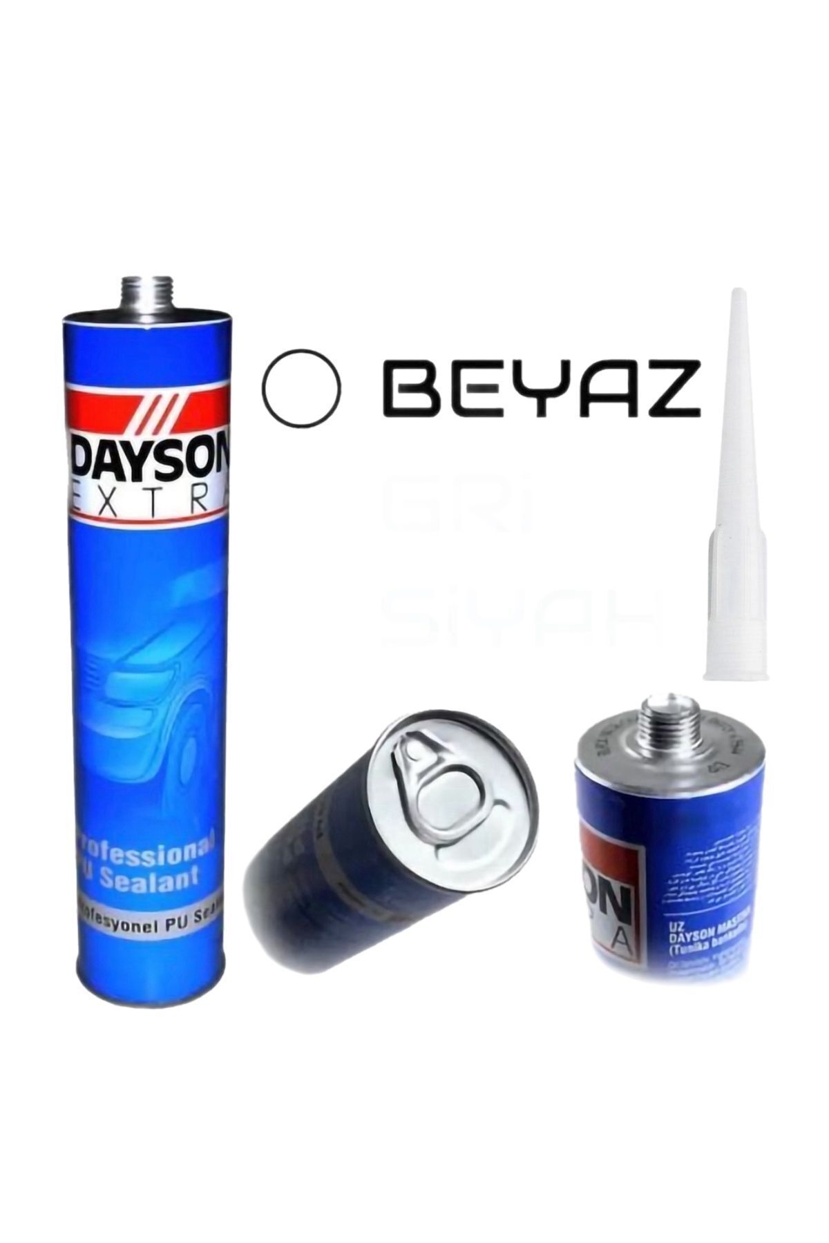 Mikasso Dayson Pu Mastik Silikon Yapıştırıcı Beyaz 280 ml