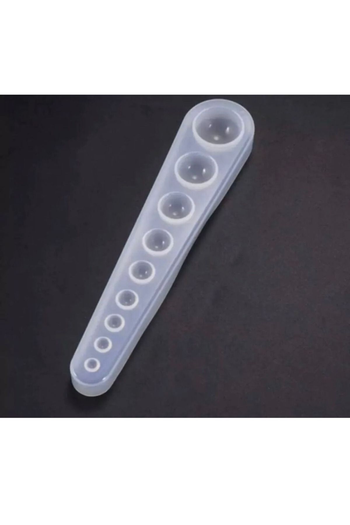 Mikasso Dokuzlu Yarım Küre Silikon Kalıp (17.5 Cm), Epoksi Kalıbı