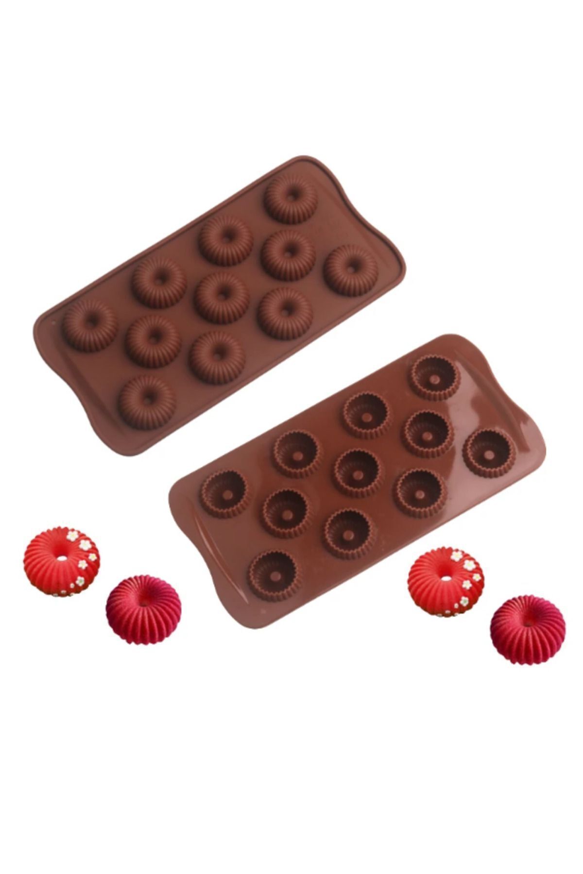 Mikasso Jelibon Buz Mum Sabun Şeker Hamuru Çikolata Silikon Kalıbı