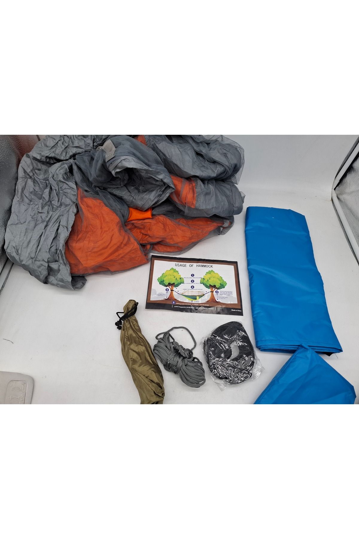 TEMMUZ KAMP HAMAK YAĞMURLUK SİNEKLİK SU GEÇİRMEZ