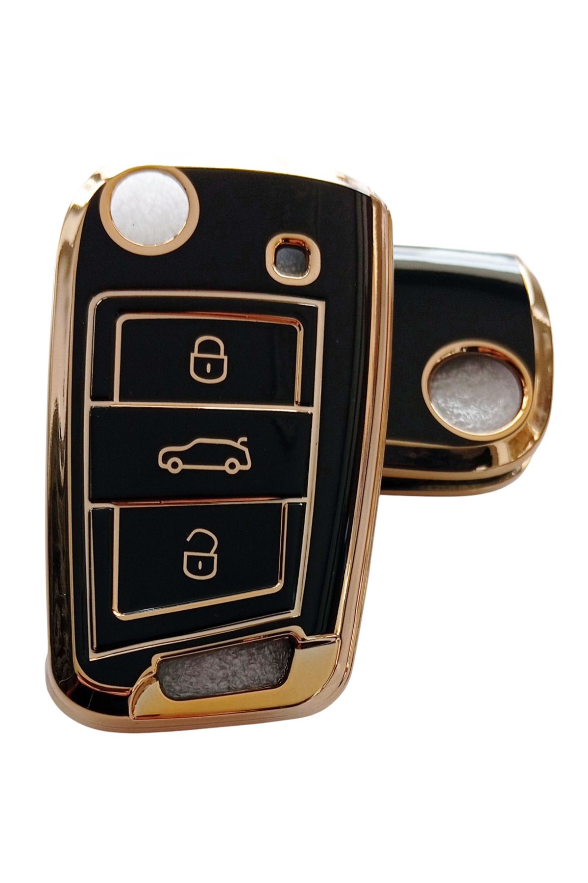 Kasey-Black Polo 6 Golf 7 Octavia Leon Mqb Nano Key Case - Auto Keychain Control Case 1