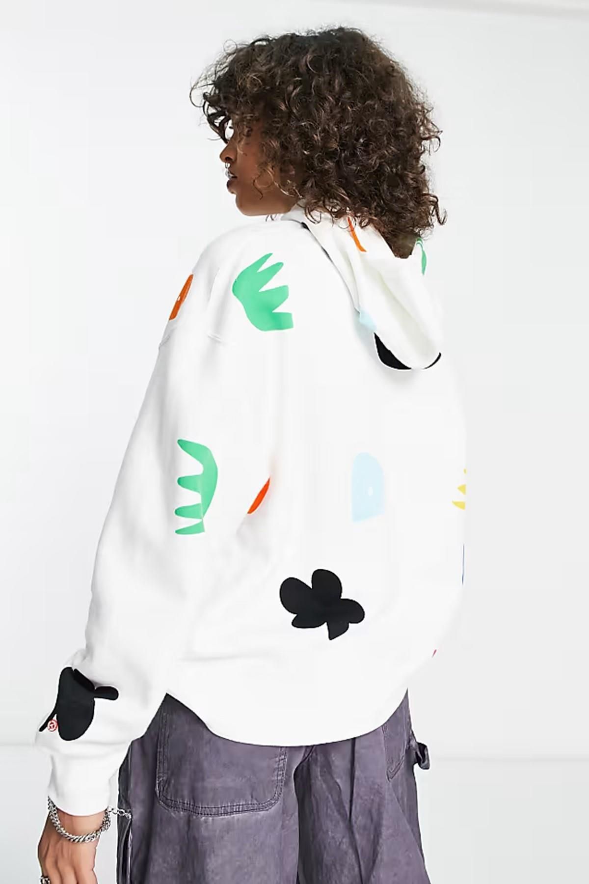 Nike-Women's Jordan Artist Series Loose Fit Flight Fleece Hoodie Women's Large Size Hooded Sweatsh 2