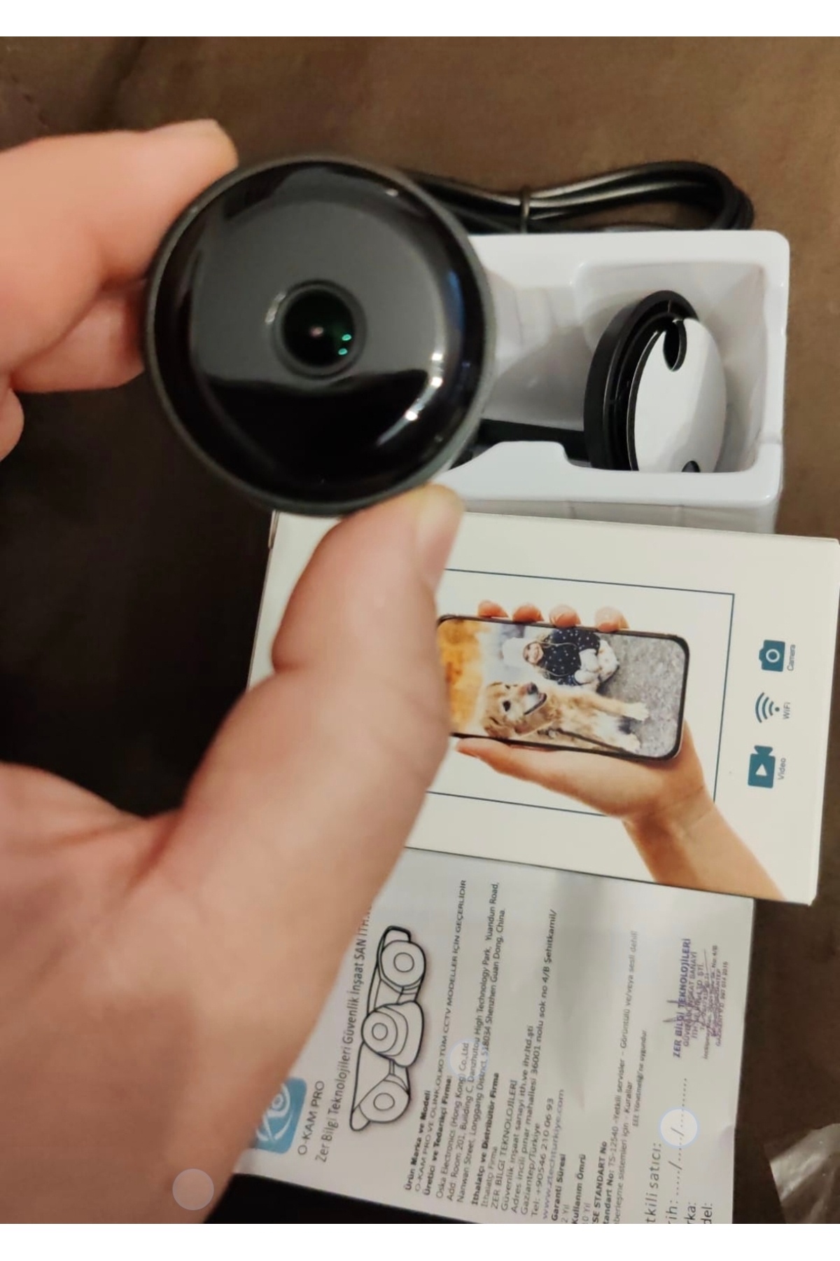 kendinalyap A9 Pro Gece Görüşlü 0-kam Pro Uygulama Bebek Bakıcı Kamerası 2026 fotoğrafı 2 (önizleme)