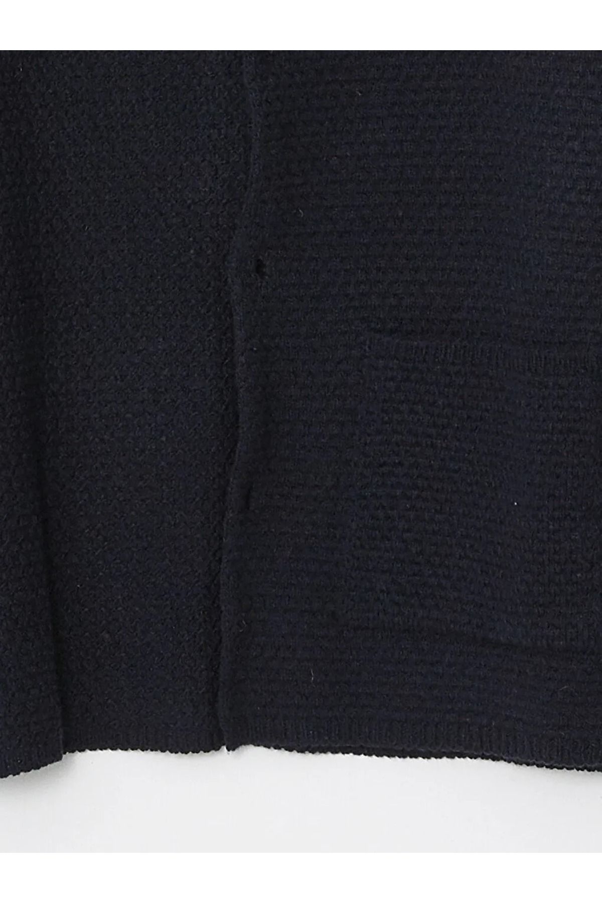 LC Waikiki-Lcw Vision Navy Blue Standard Fit Jacket Lapel Men's Knitwear Cardigan 7