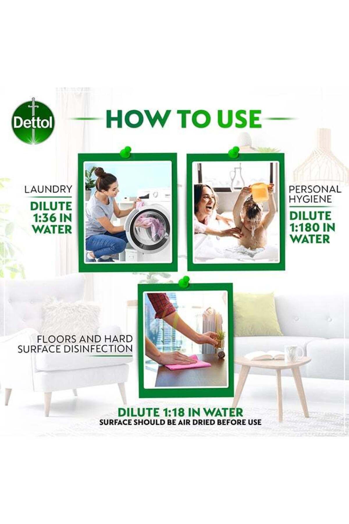 Dettol-Anti Bacterial Antiseptic Disinfectant 500mlml 3