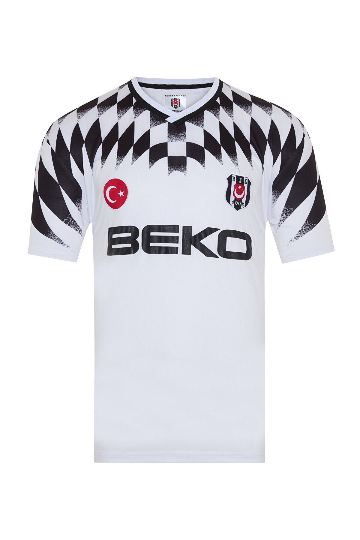 Kartal Yuvası BEŞİKTAŞ RETRO BEKO KISA KOL BEYAZ FORMA