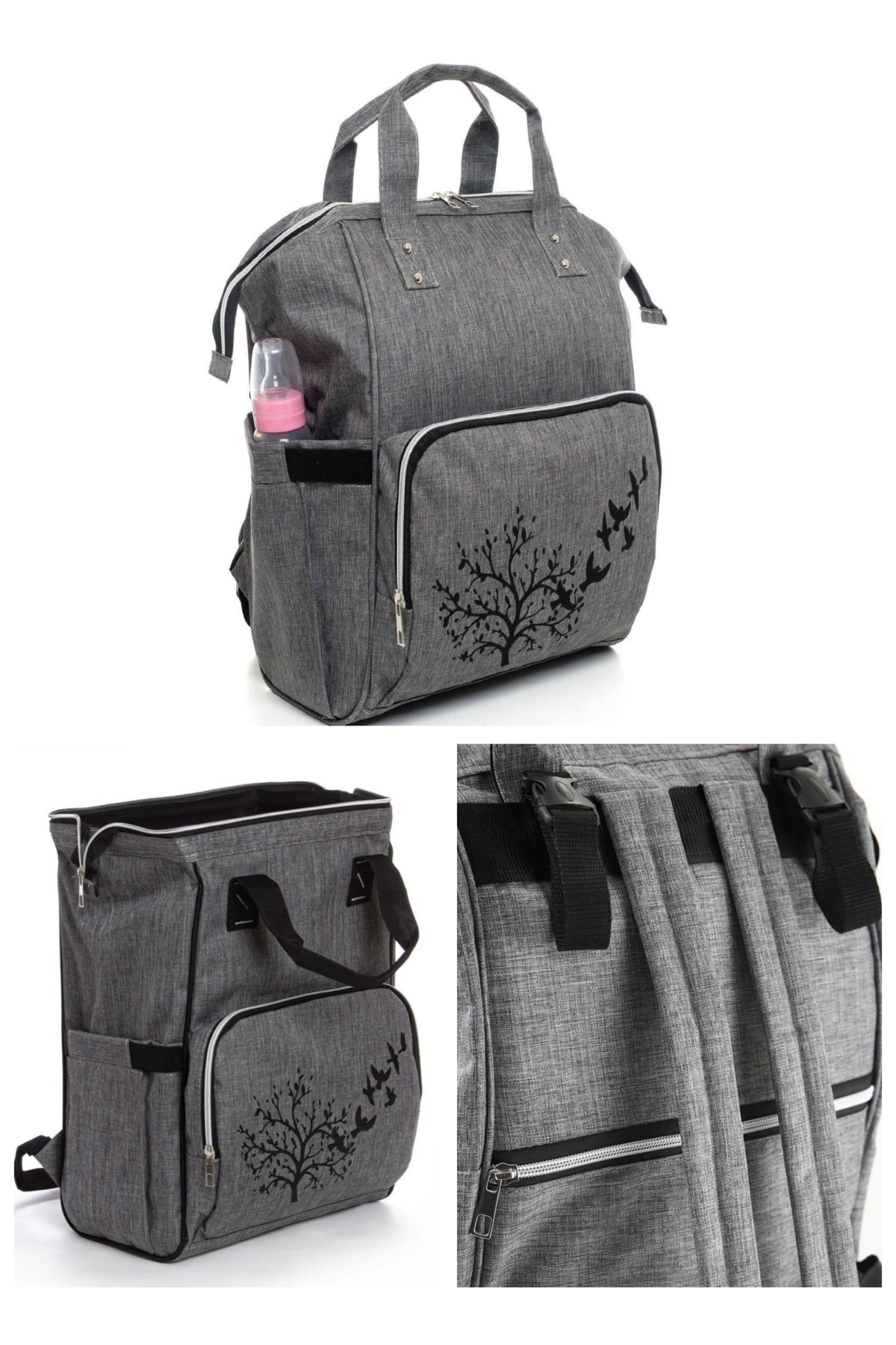 Avşar Baby Cucul Anne Bebek Bakım Çantası Bebek Sırt Çantası En İyi Hastane Çıkışı Bebek Doğum Çantası fotoğrafı 2 (önizleme)