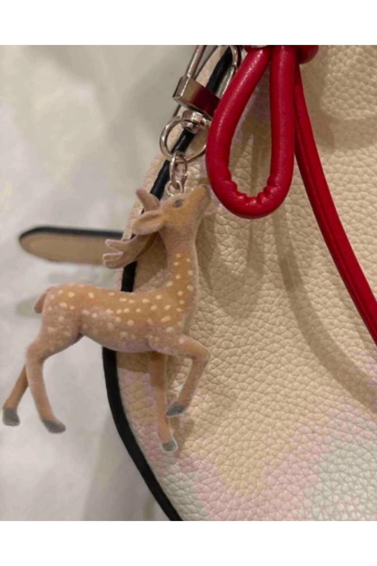 Almis collection Sika Geyik Anahtarlık Çanta Charmı - Fiyatı