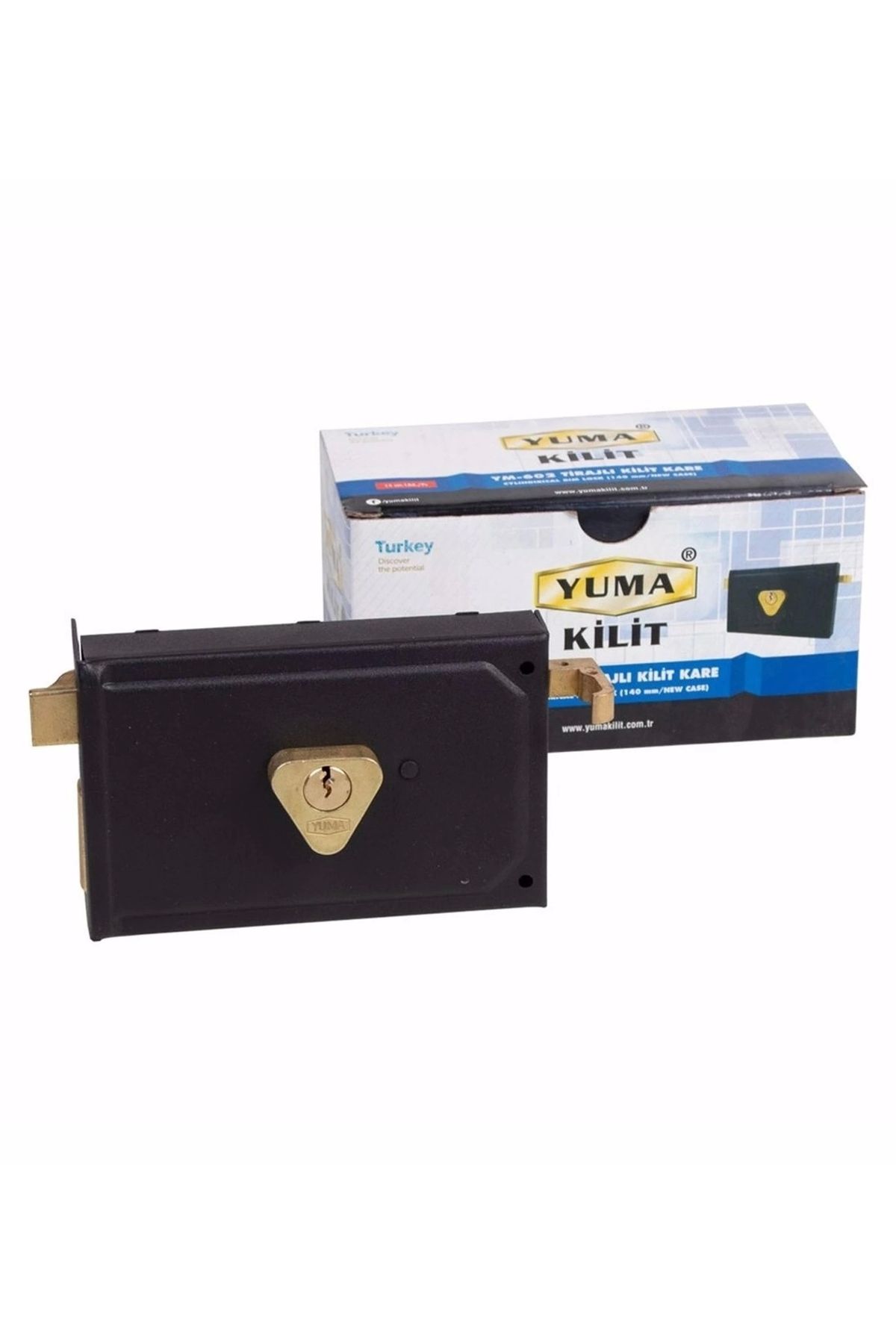 shopwave Yuma 14 Cm Trajlı Kilit Kare Ym-602