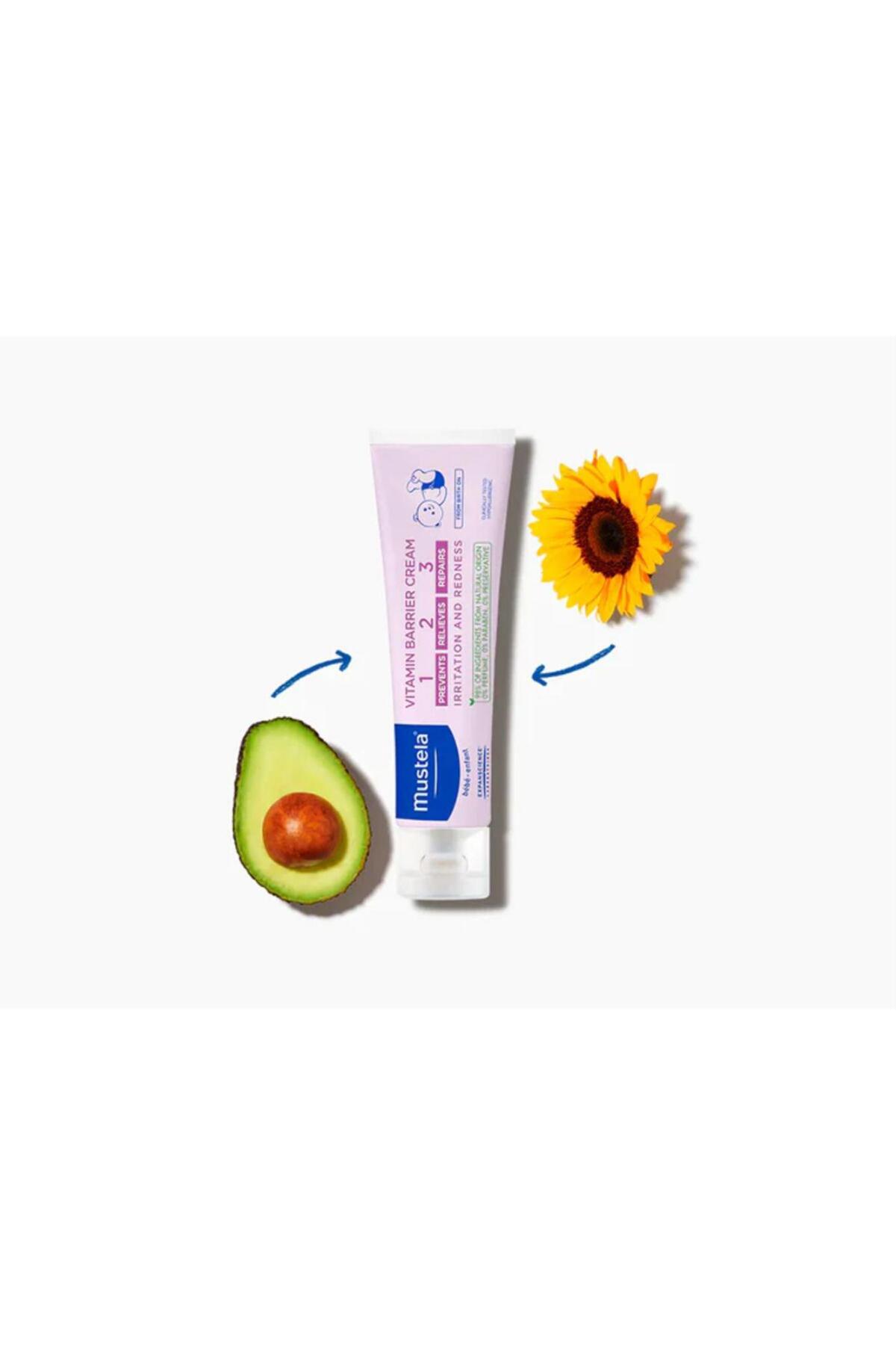 Mustela Vitamin Barrier Cream 1.2.3 Pişik Kremi 50 ml fotoğrafı 2 (önizleme)