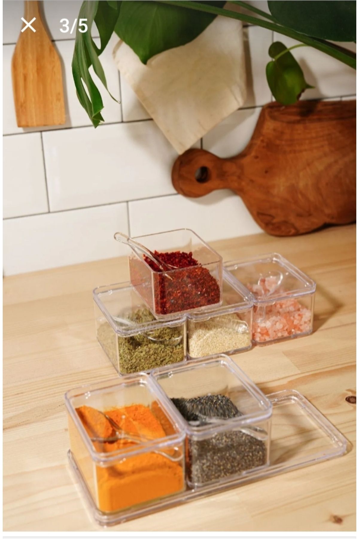 Soft Chef-Acrylic Spiceware Storage Container Refrigerator Organizer 5