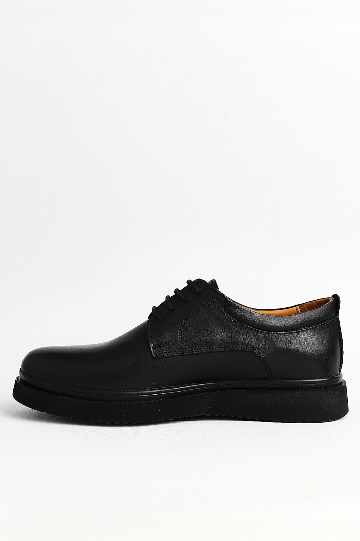 کفش های کلاسیک مردانه سیاه چرمی واقعی Greyybull Shoes