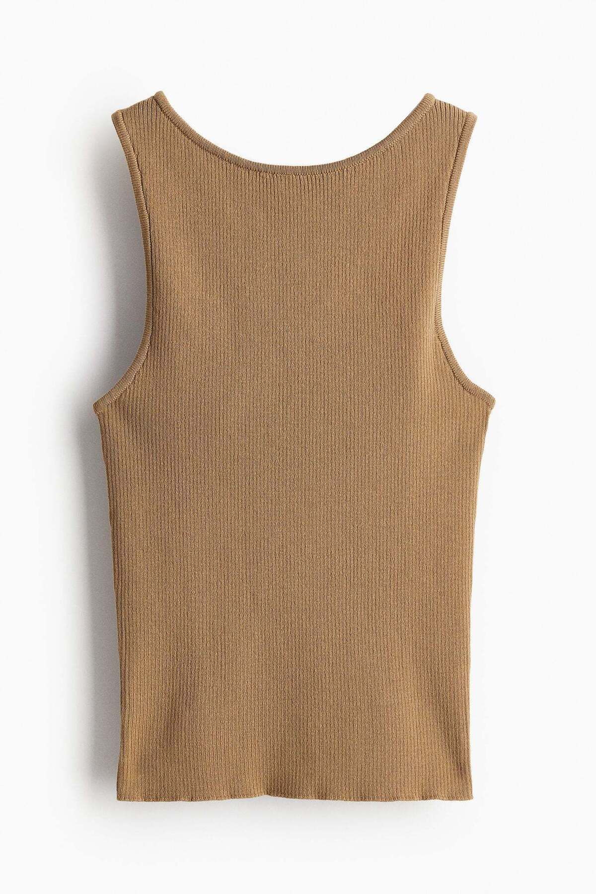 H&M-Rib-knit cross-back vest top 6