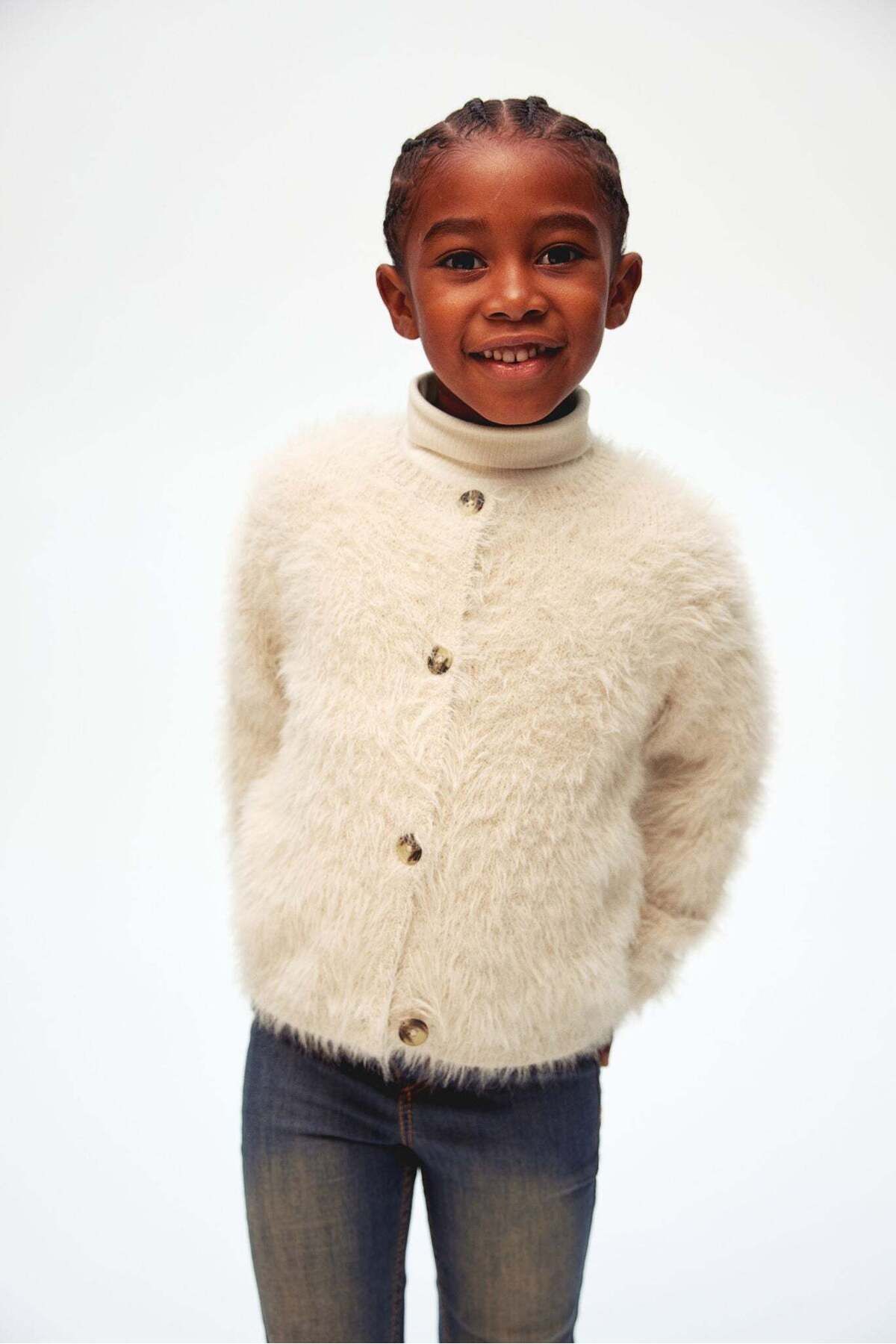 H&M-Fuzzy cardigan 2
