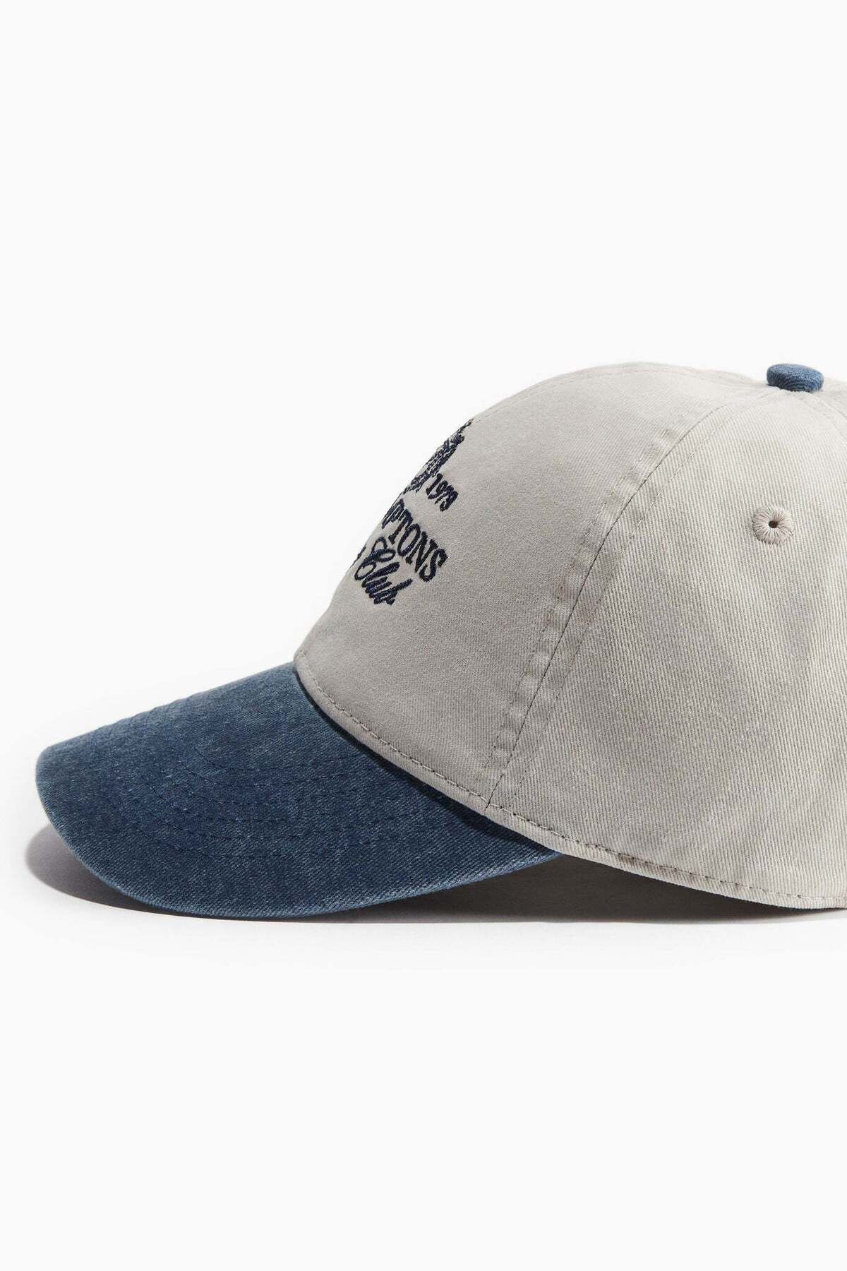 H&M-Embroidered-motif twill cap 1