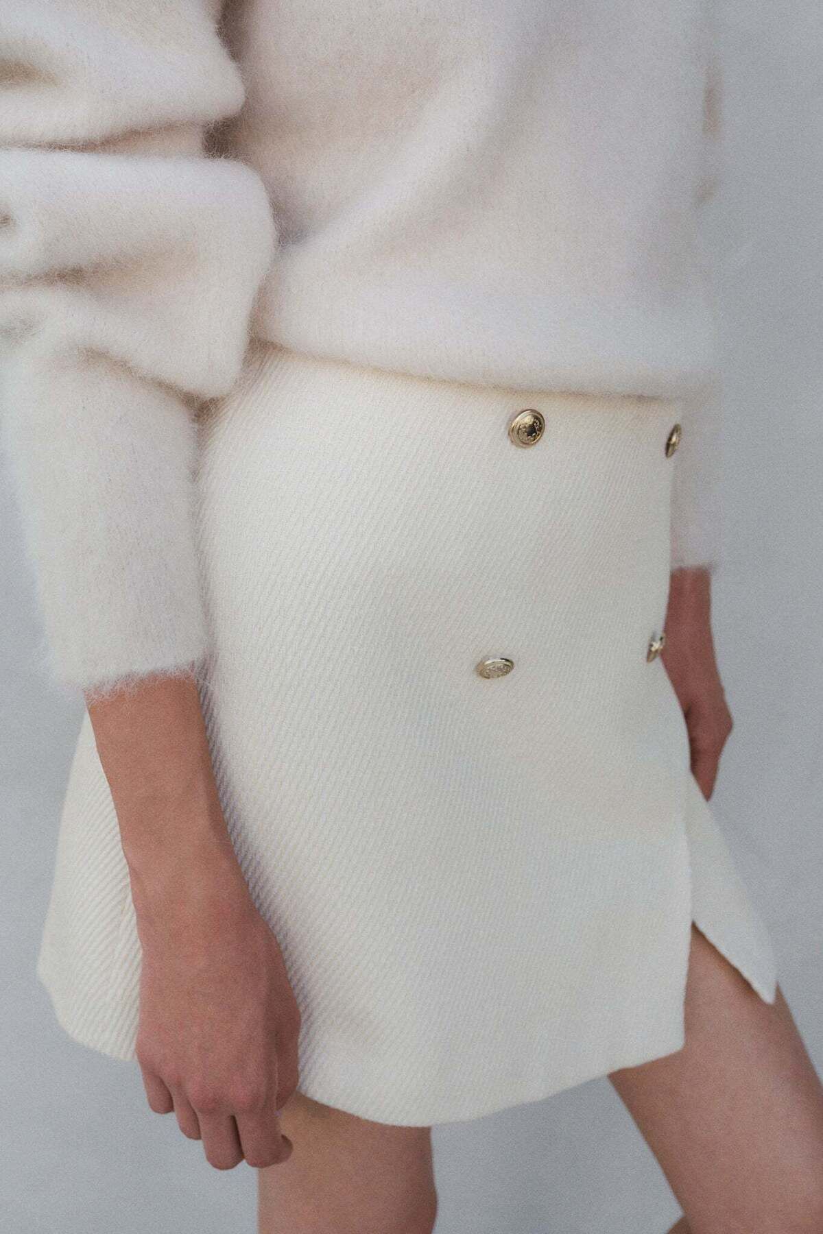 H&M-Button-front mini skirt 5
