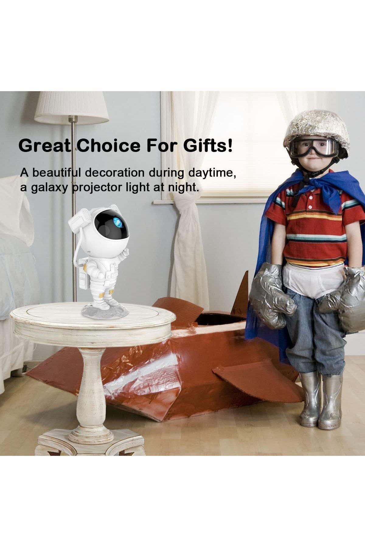 AWH-Astronaut Galaxy Light Projector  Space Buddy Night Light with Remote Control Timer 6