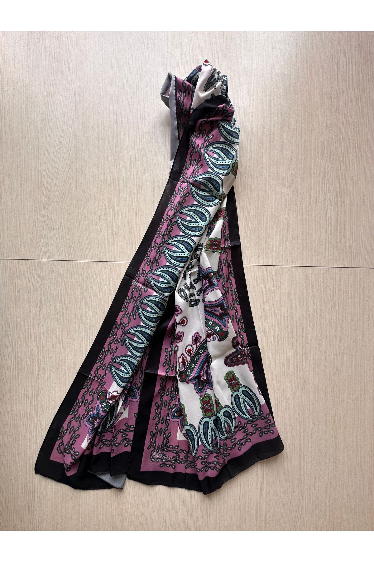 Modakaşmir-Modakaşmiş Soft Ethnic Shawl Pattern 1 Color 11 190X75 5