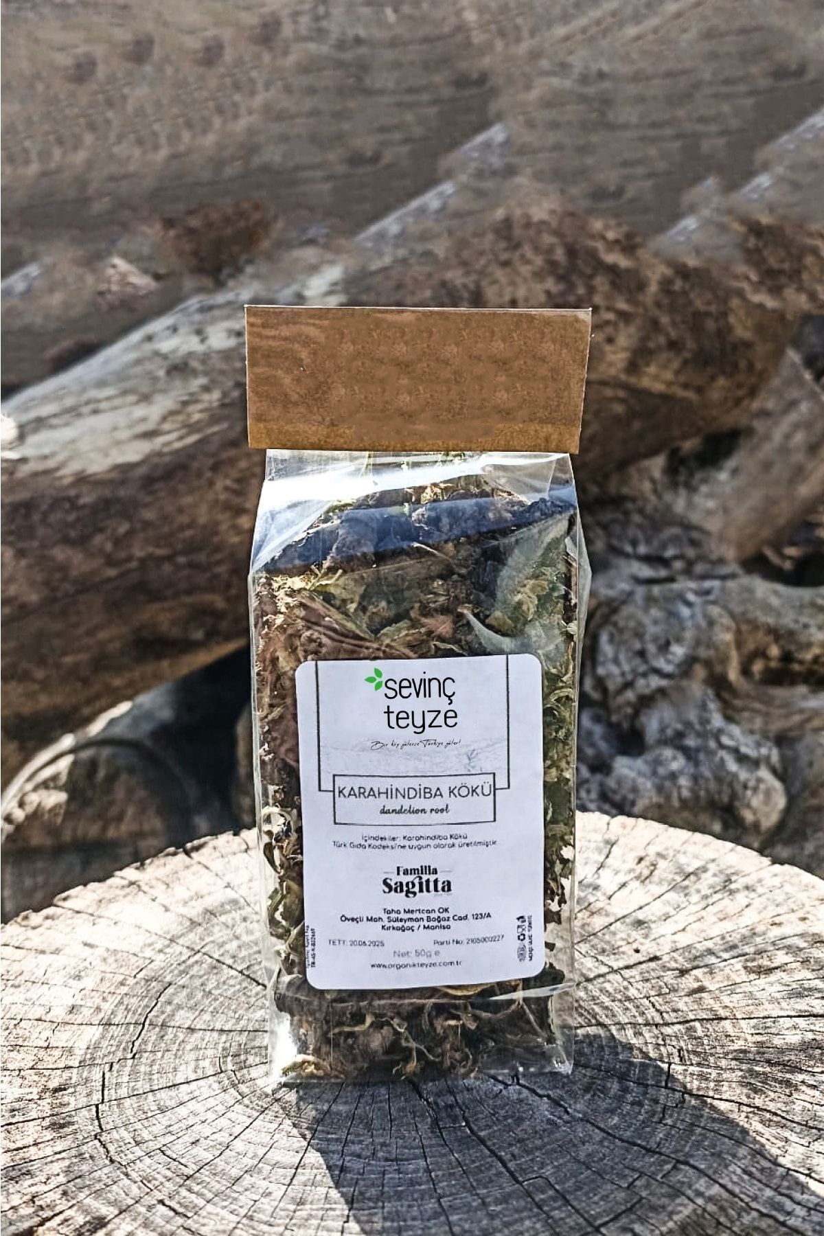 Organik Teyze-Dandelion Root, Dandelion Root, Taraxacum Officinale 50g 2