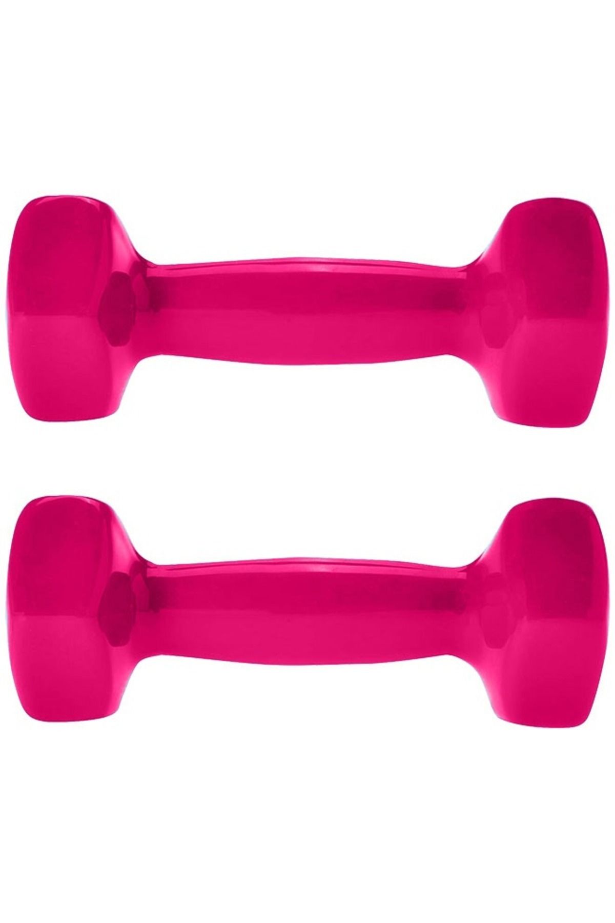 Fitness World-Weightlifting dumbbell made of vinyl, 3 kg, consisting of two pieces Pink 2